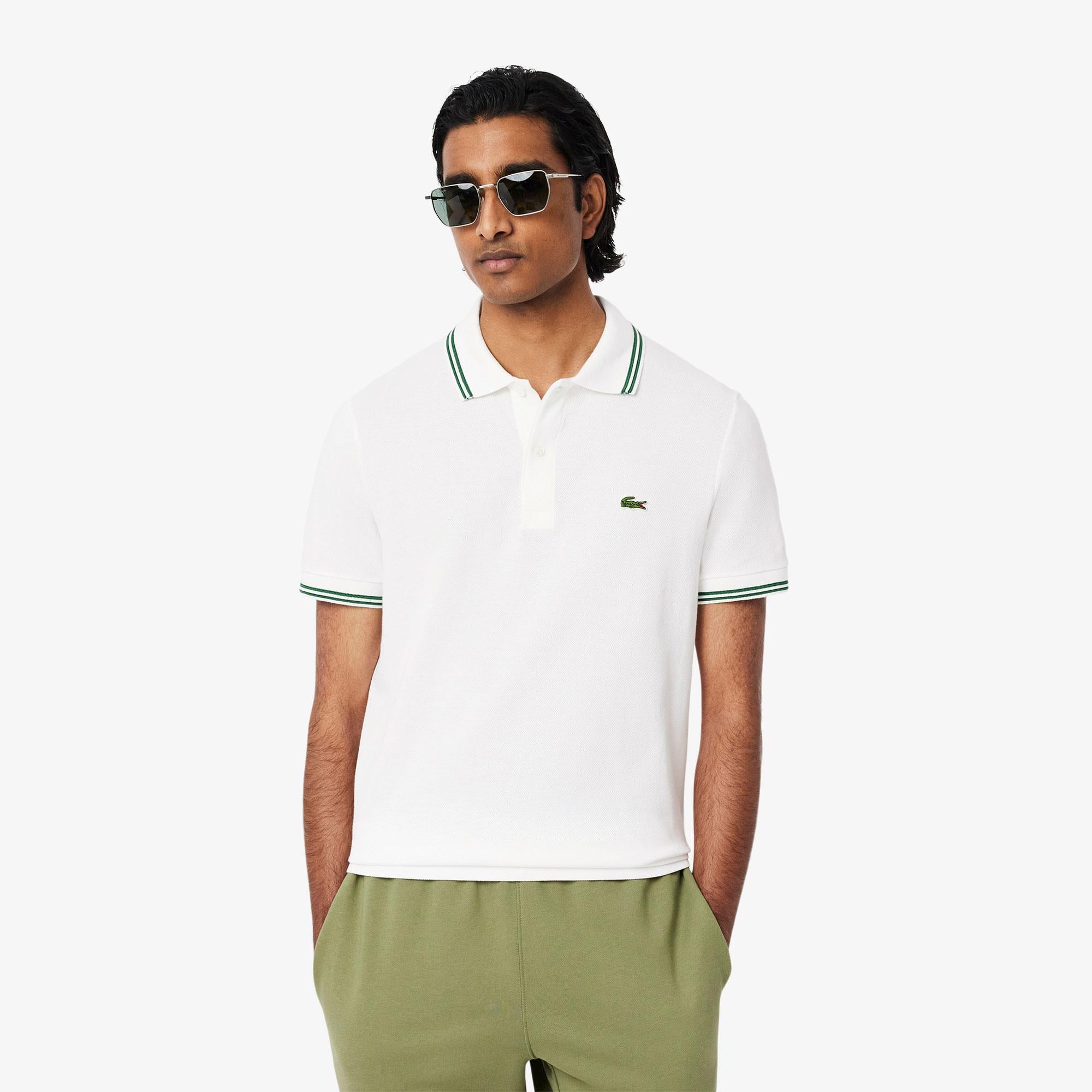 L.12.12 Erkek Regular Fit Beyaz Polo