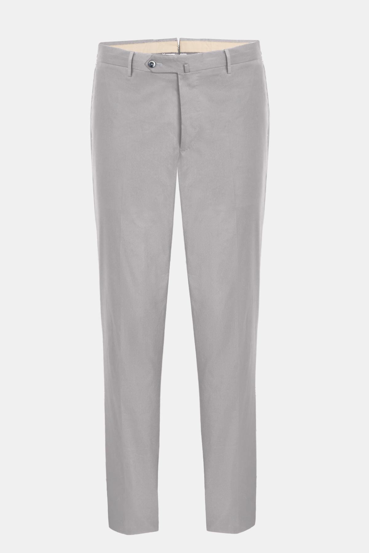 Erkek Gri Chino Pantolon