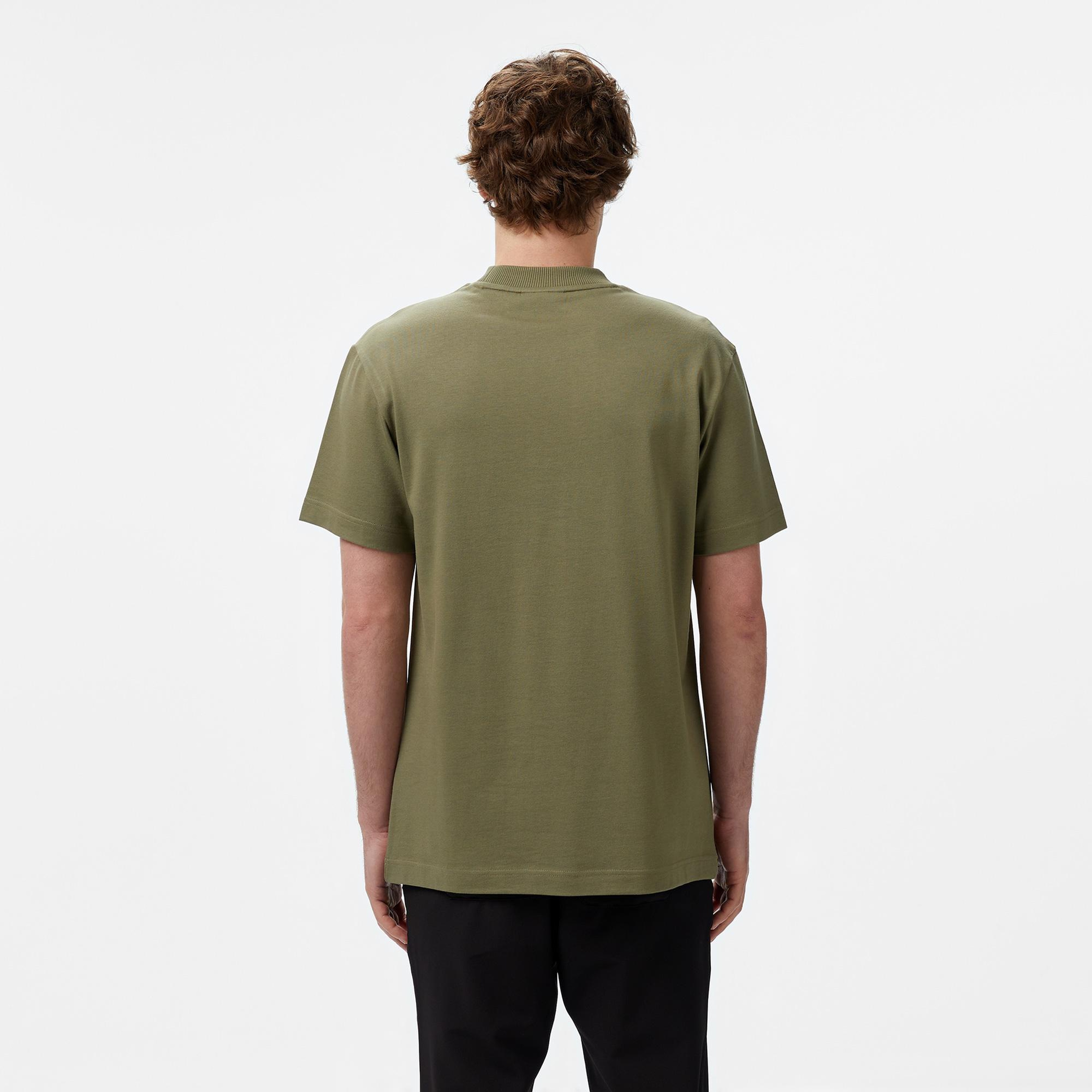 Lacoste Erkek Relaxed Fit Bisiklet Yaka Haki T-Shirt