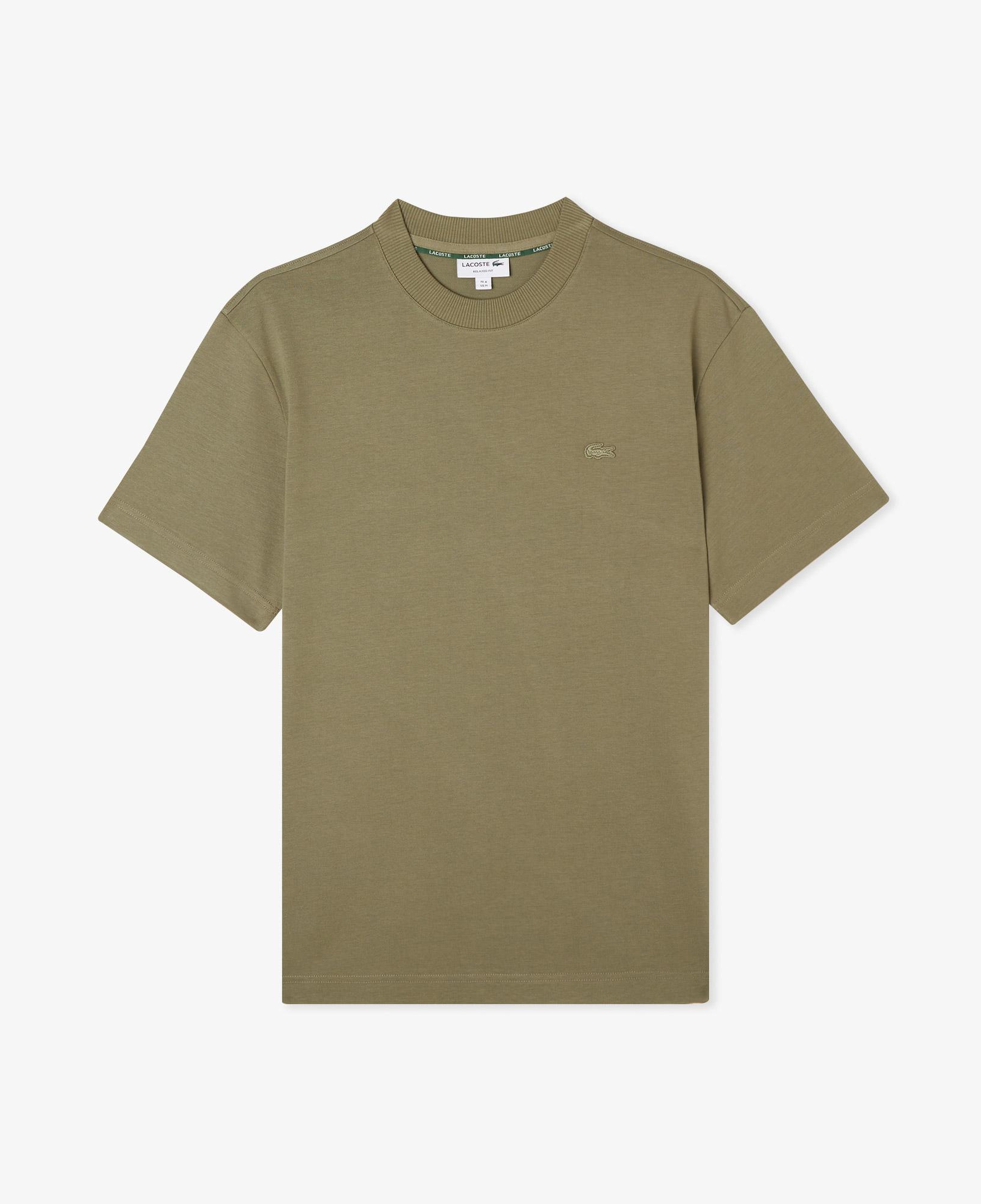 Lacoste Erkek Relaxed Fit Bisiklet Yaka Haki T-Shirt
