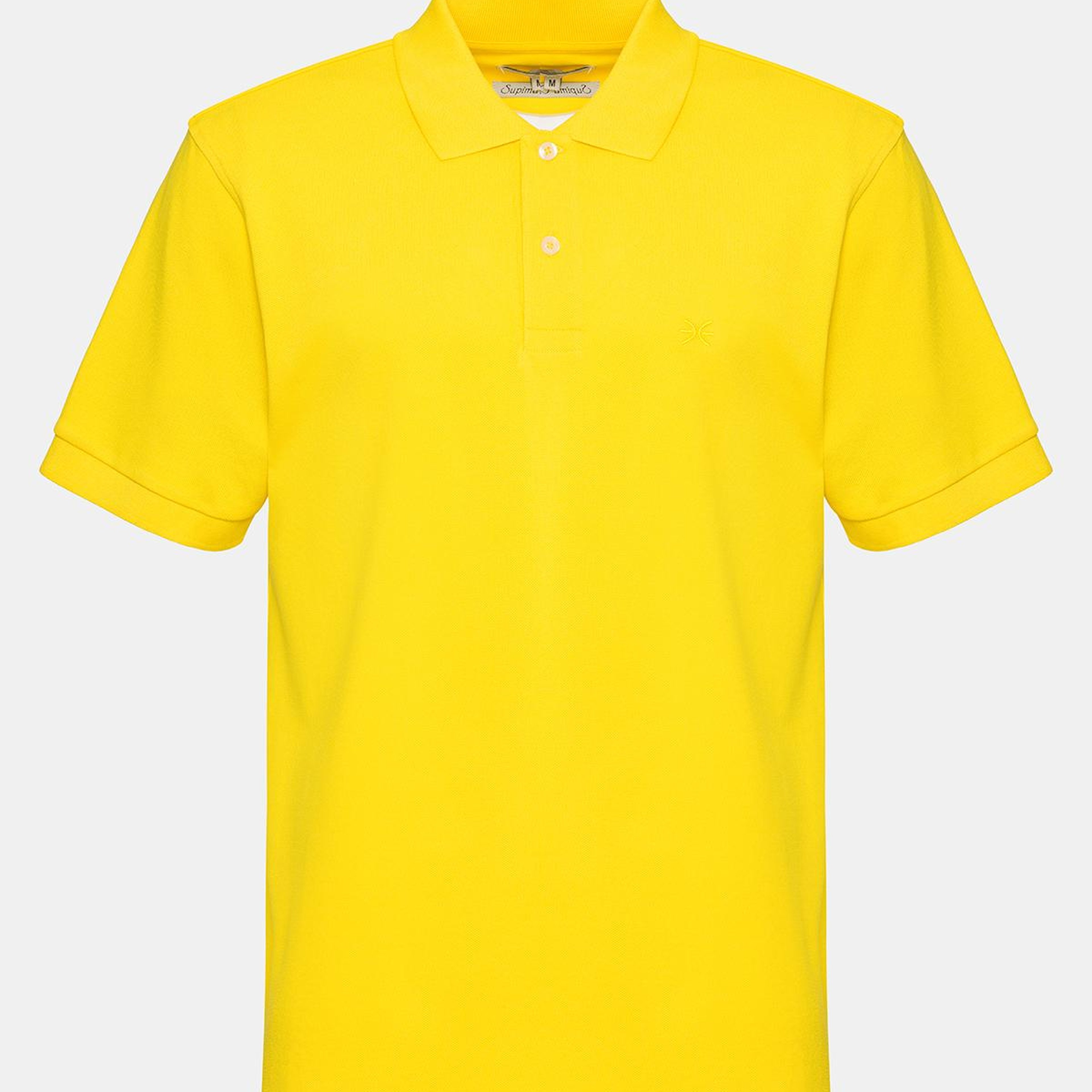 Erkek Sarı Kısa Kollu Polo Yaka T-Shirt