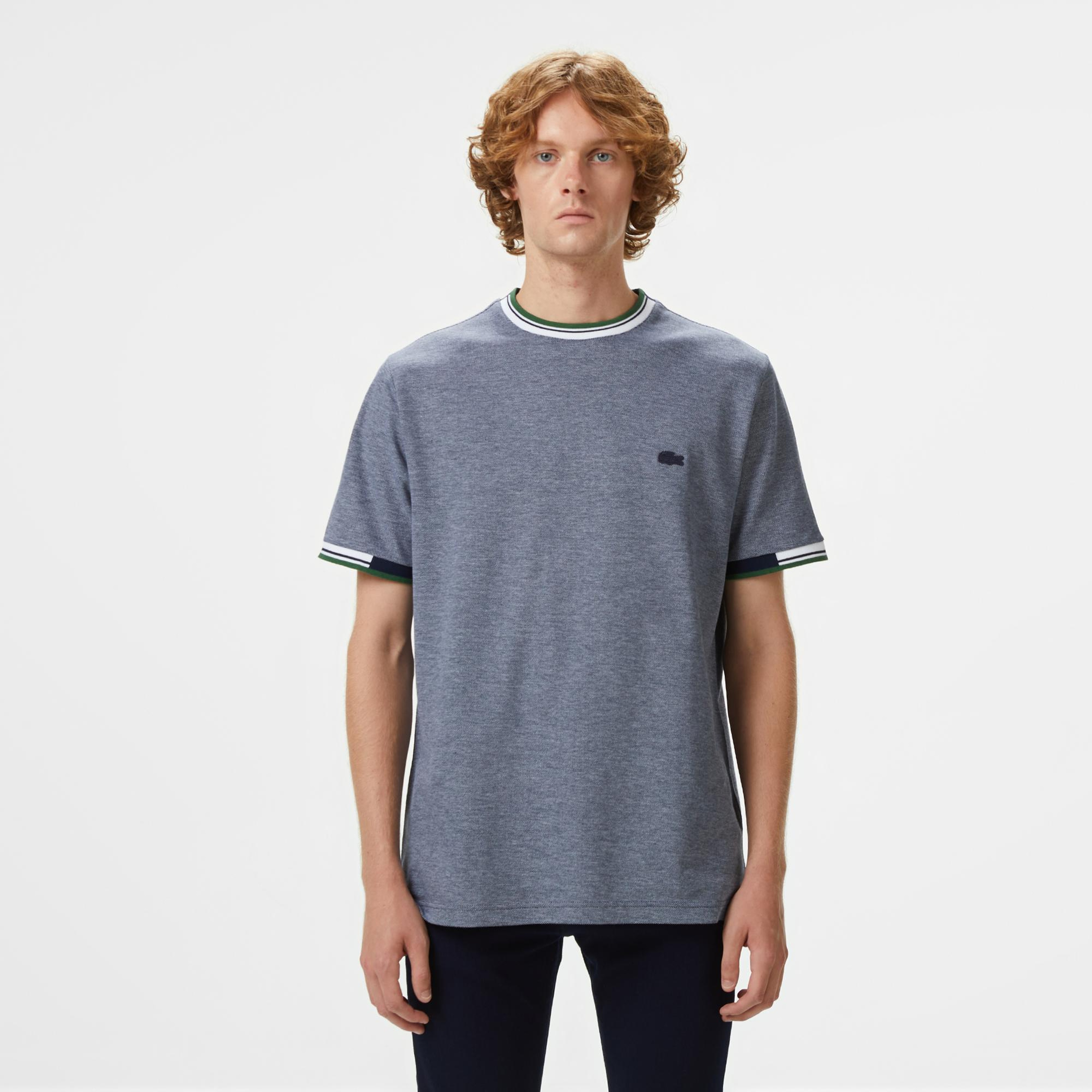 Erkek Regular Fit Bisiklet Yaka Lacivert T-Shirt