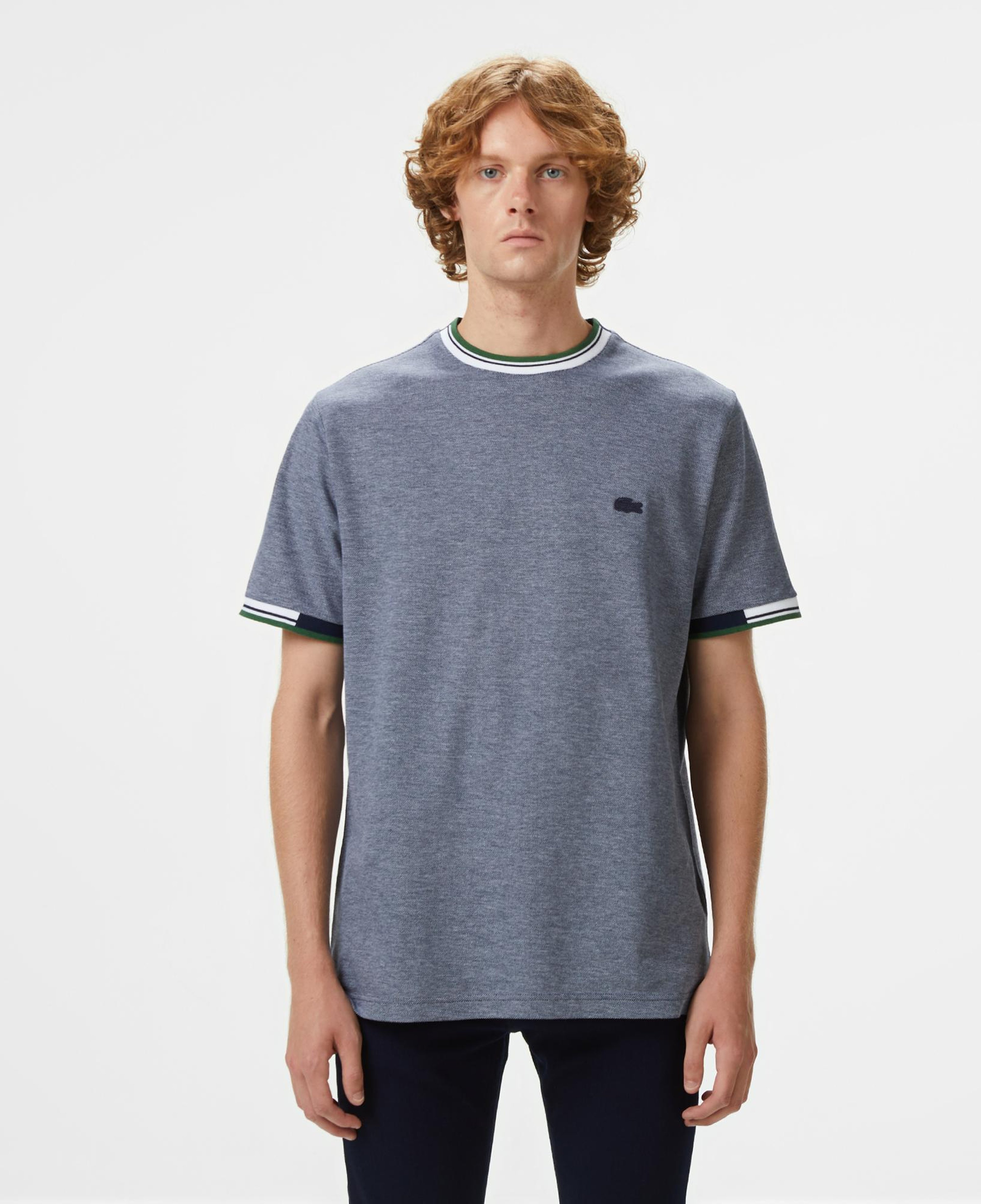 Erkek Regular Fit Bisiklet Yaka Lacivert T-Shirt