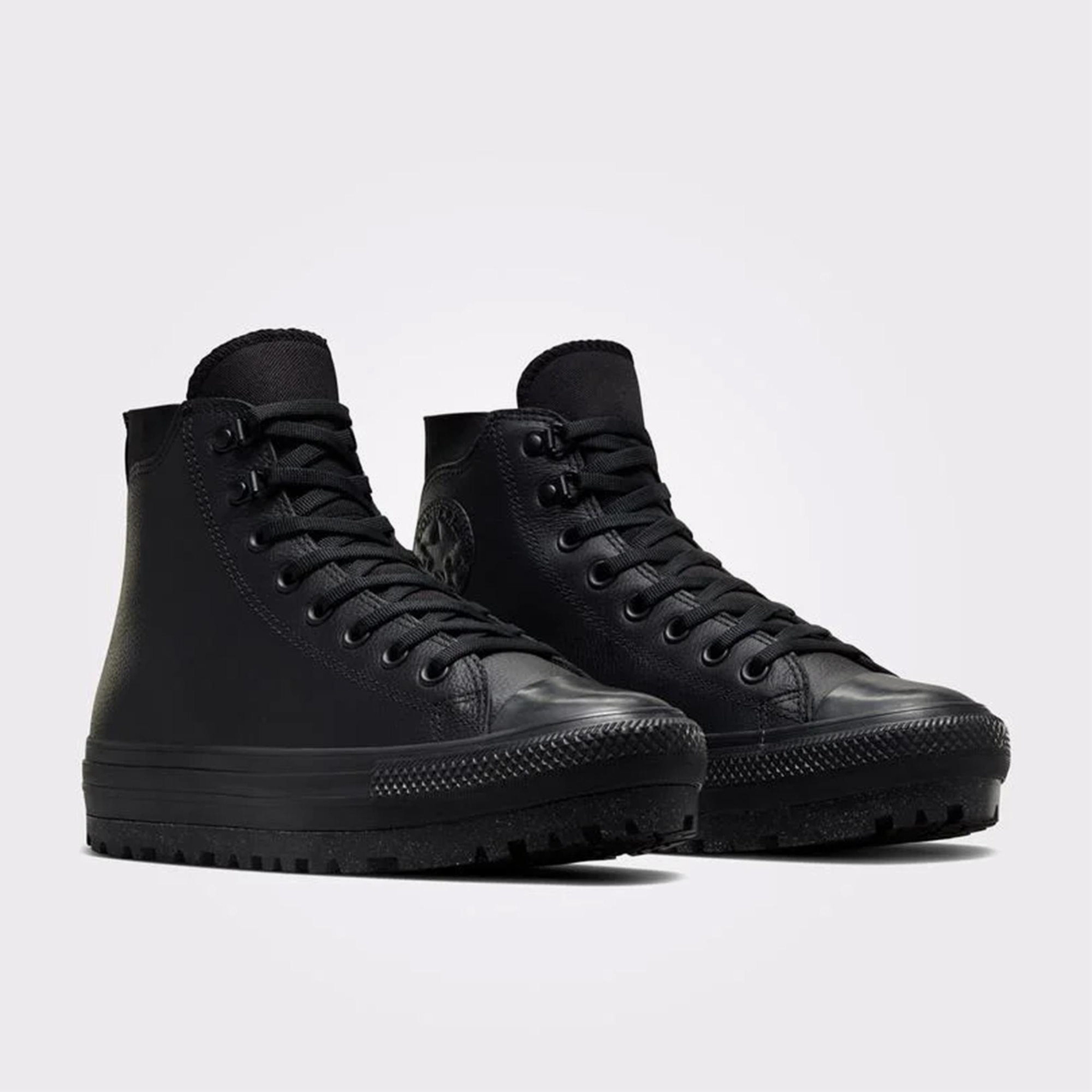 Converse Chuck Taylor All Star City Trek Waterproof Unisex Siyah Deri Bot
