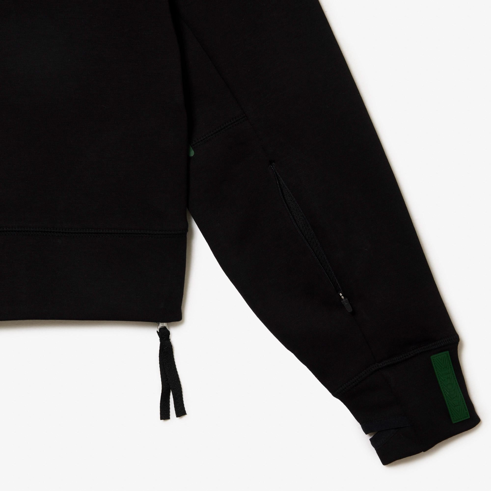 Kadın Relaxed Fit Kapüşonlu Siyah Sweatshirt