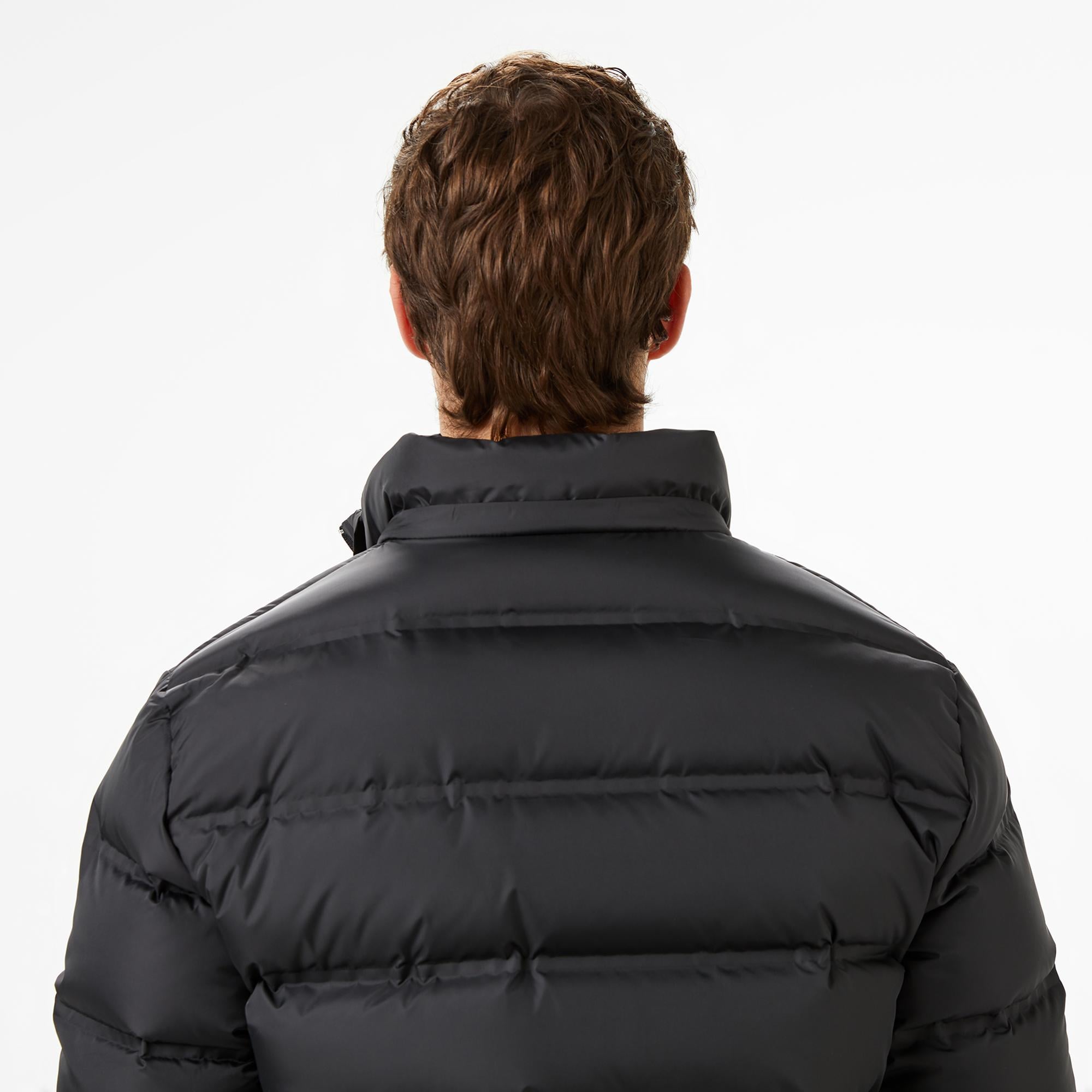 Lacoste Erkek Regular Fit Siyah Şişme Mont