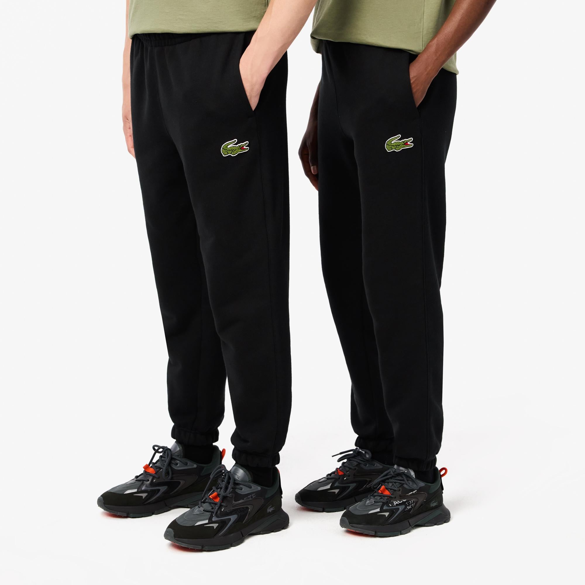 Lacoste Relaxed Fit Unisex Siyah Eşofman Altı