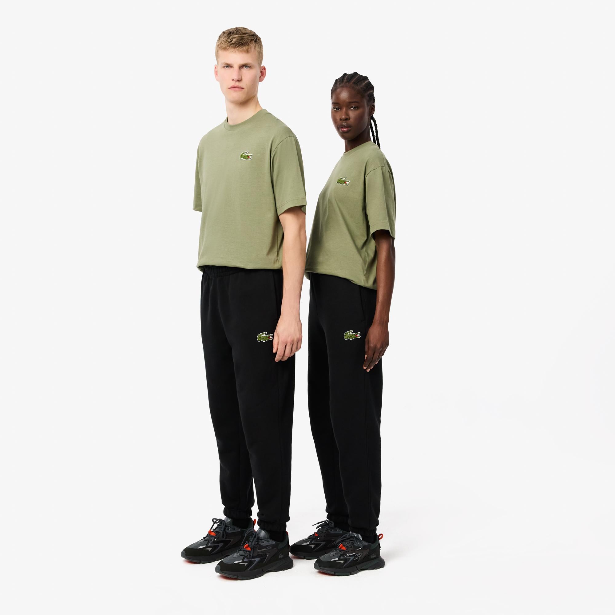 Lacoste Relaxed Fit Unisex Siyah Eşofman Altı