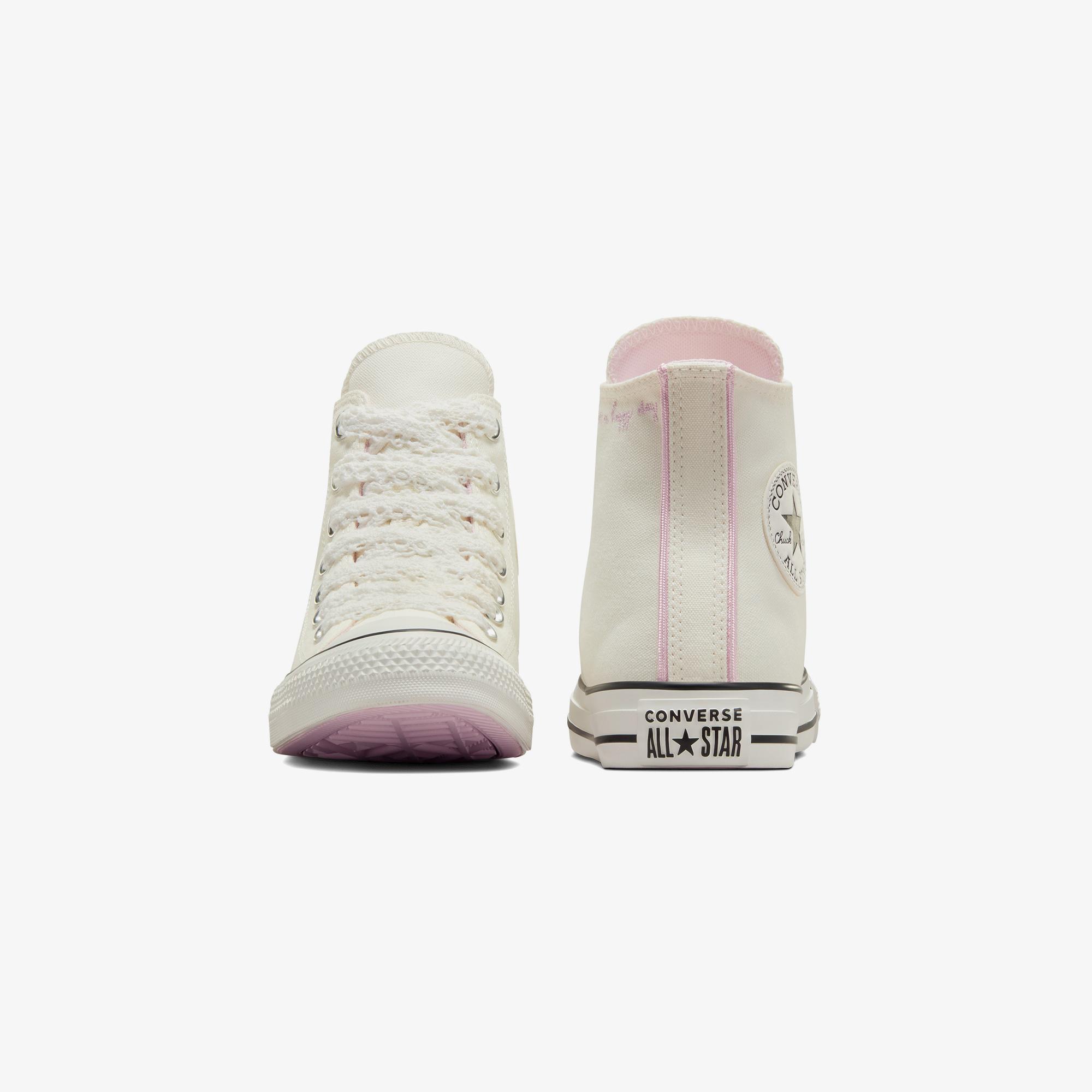 Converse Chuck Taylor All Star Crochet Laces Unisex Krem Sneaker