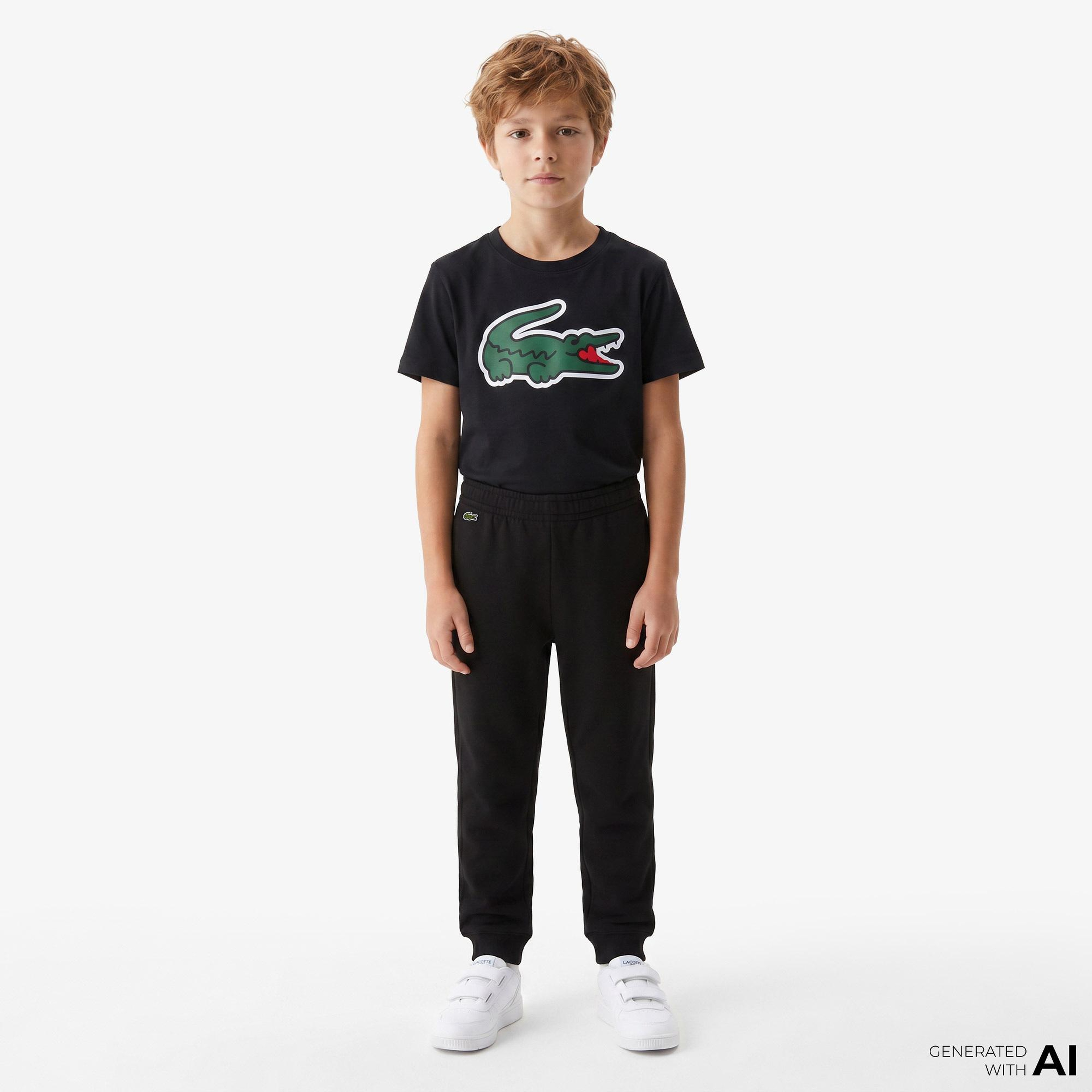 Lacoste Çocuk Siyah Eşofman Altı