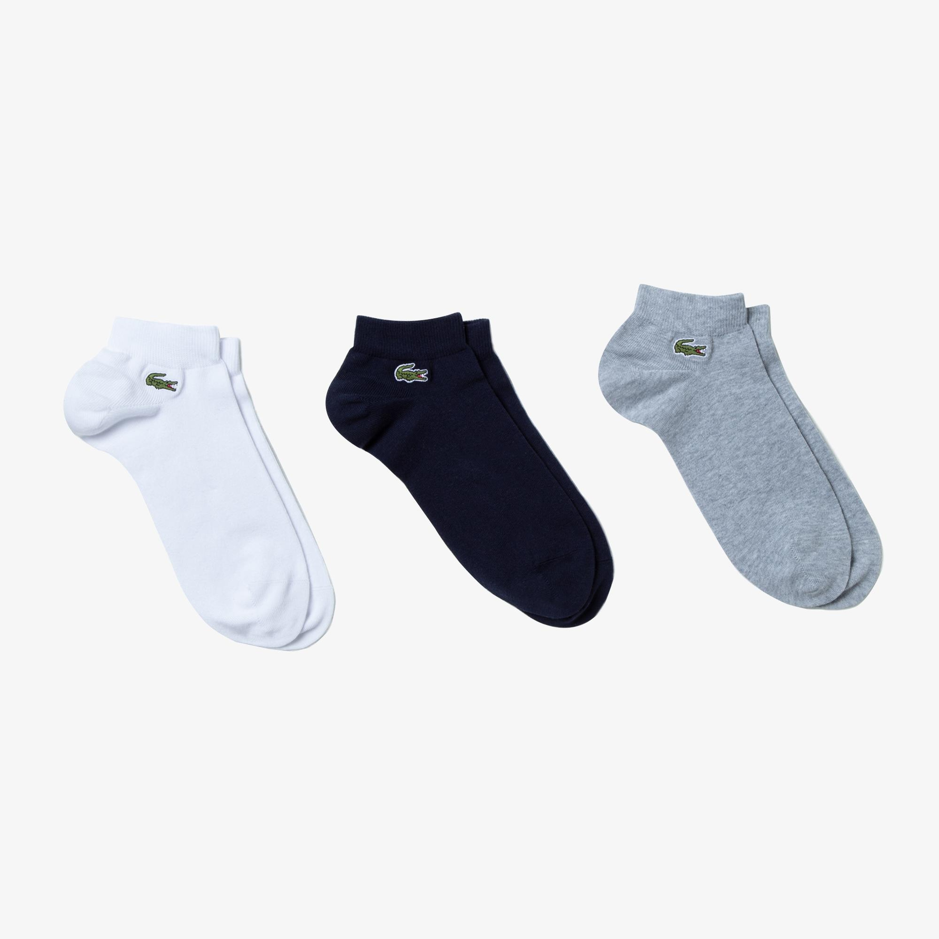 Lacoste Unisex 3'lü Renkli Çorap