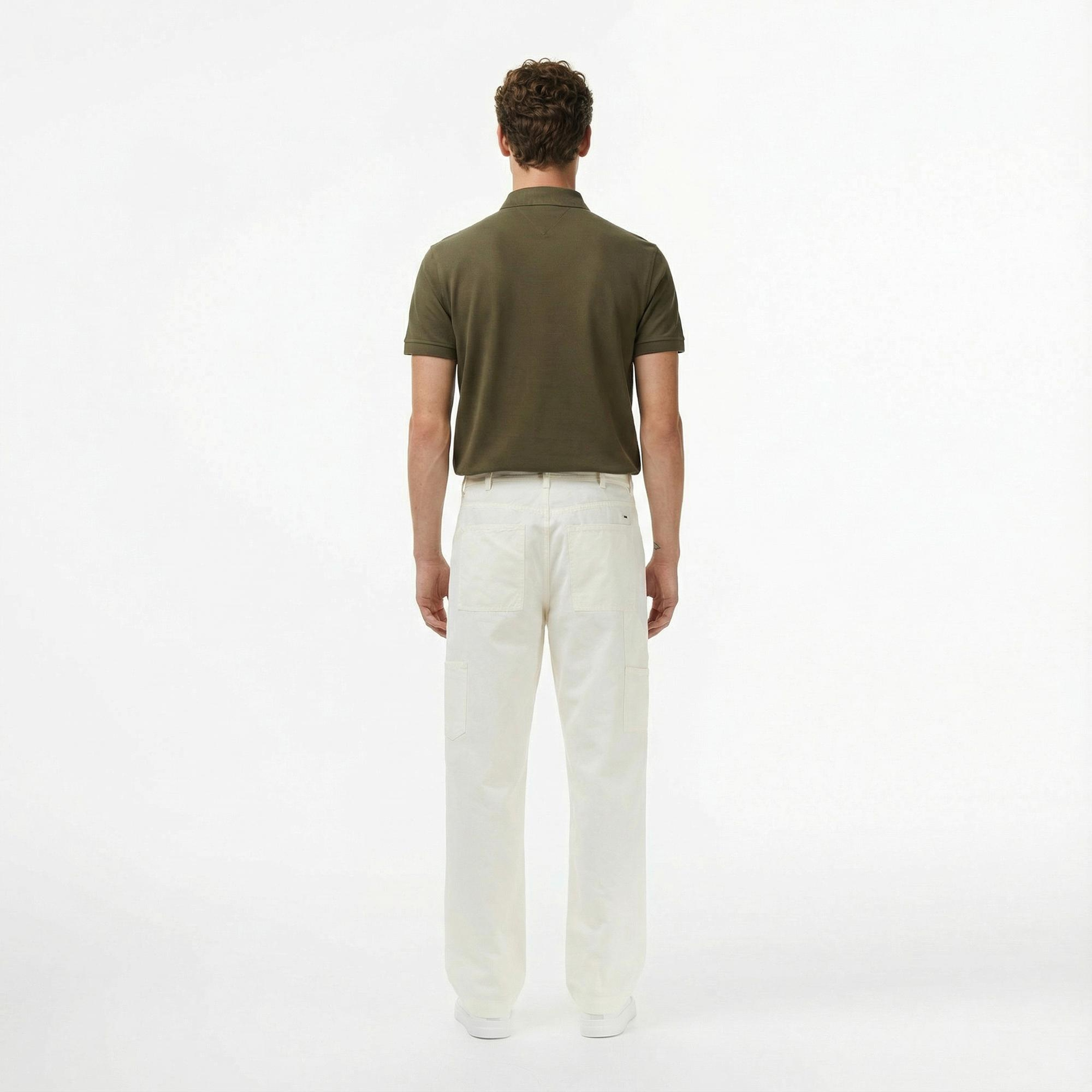 Tommy Hilfiger Murray Carpenter Erkek Beyaz Pantolon