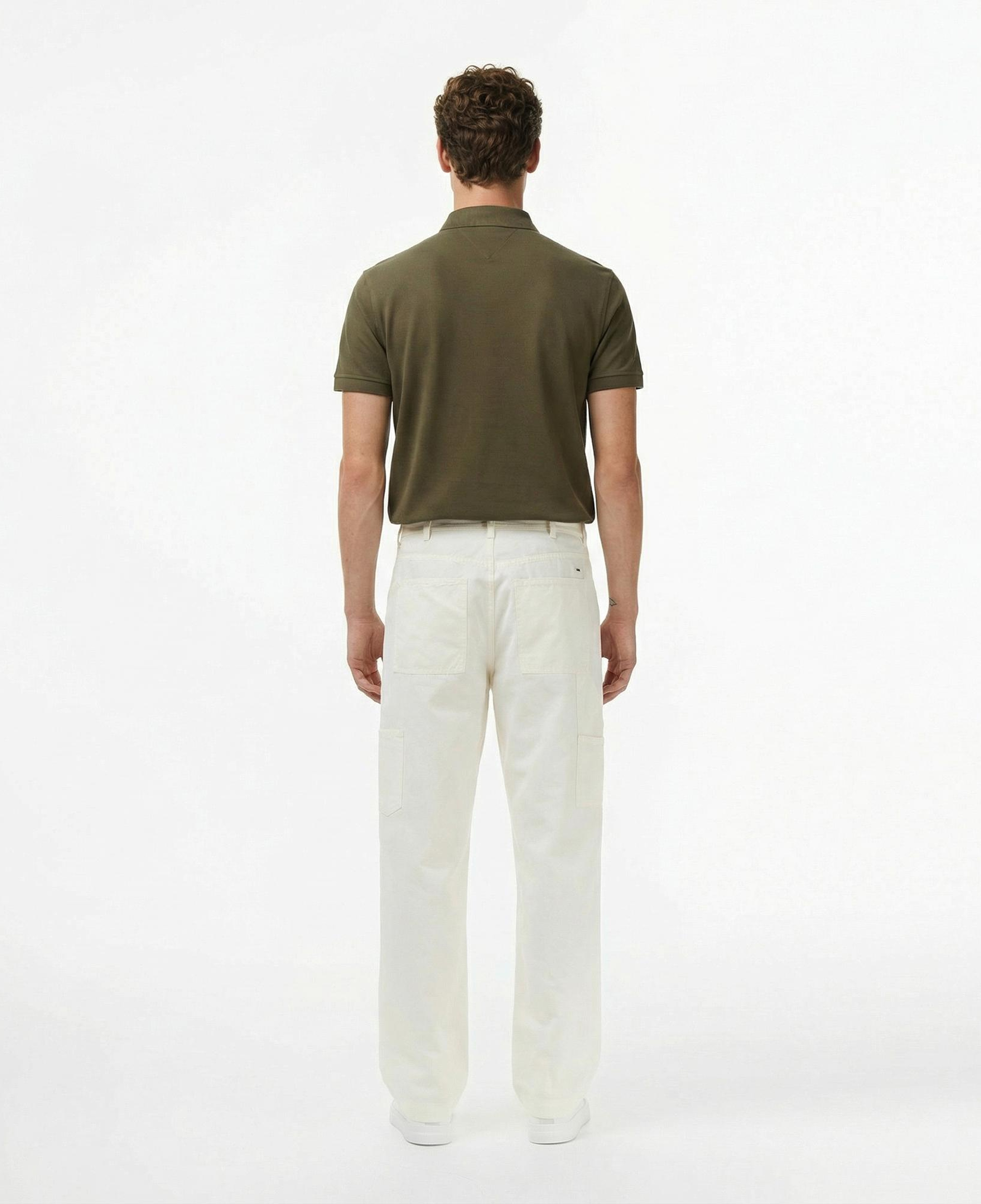 Tommy Hilfiger Murray Carpenter Erkek Beyaz Pantolon