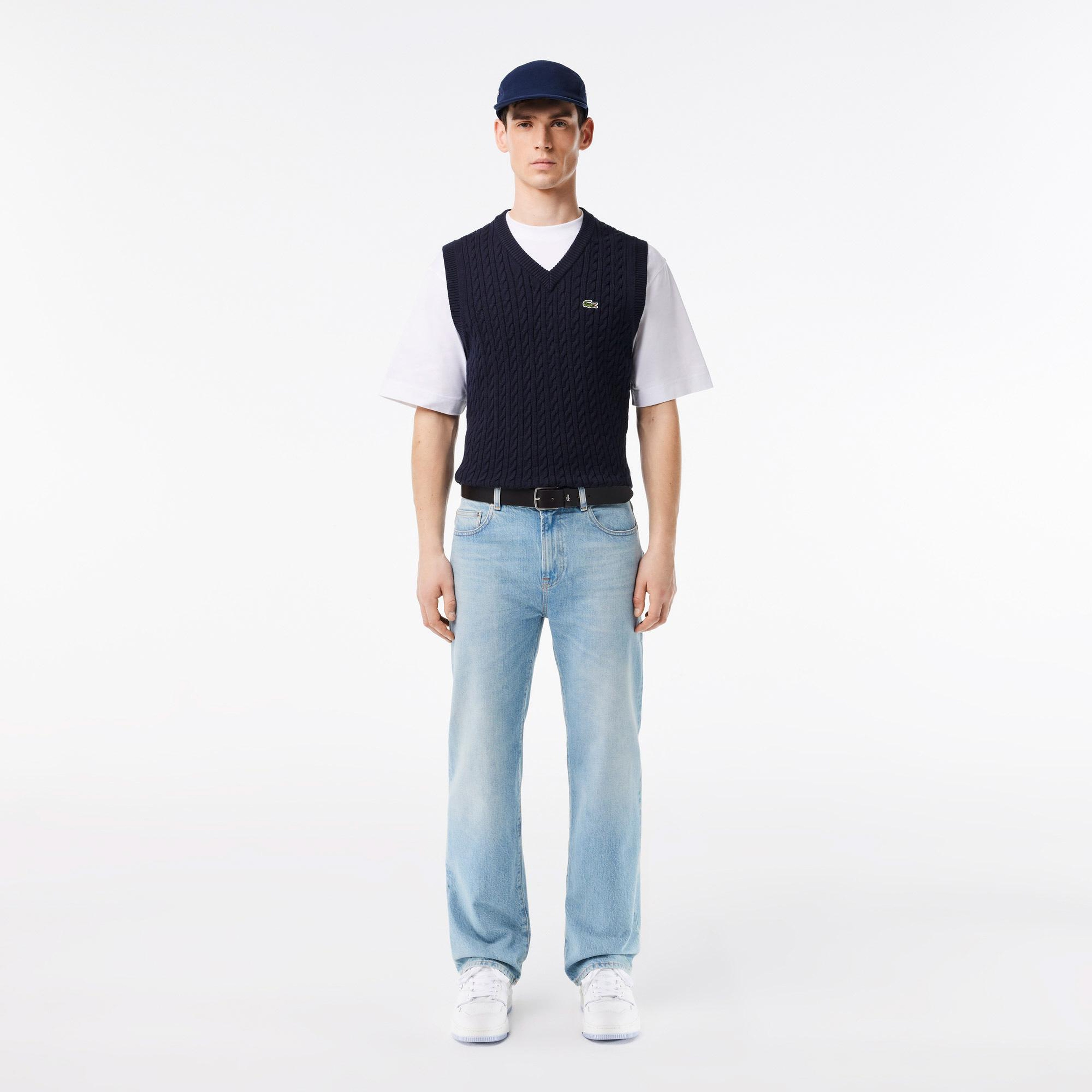 Lacoste Elegance Erkek Deri Kahverengi Kemer