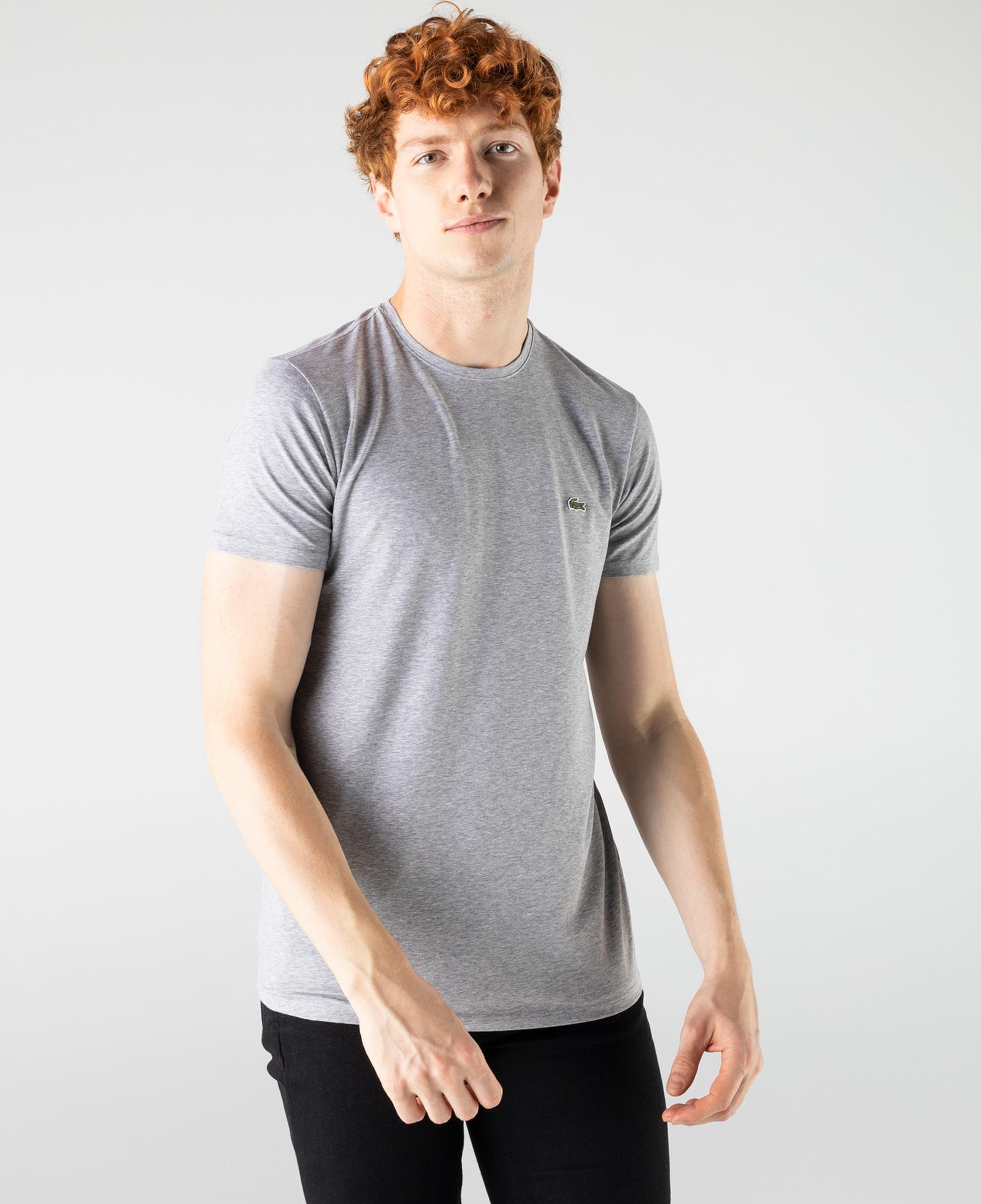 Lacoste Regular Fit Erkek Gri Tişört