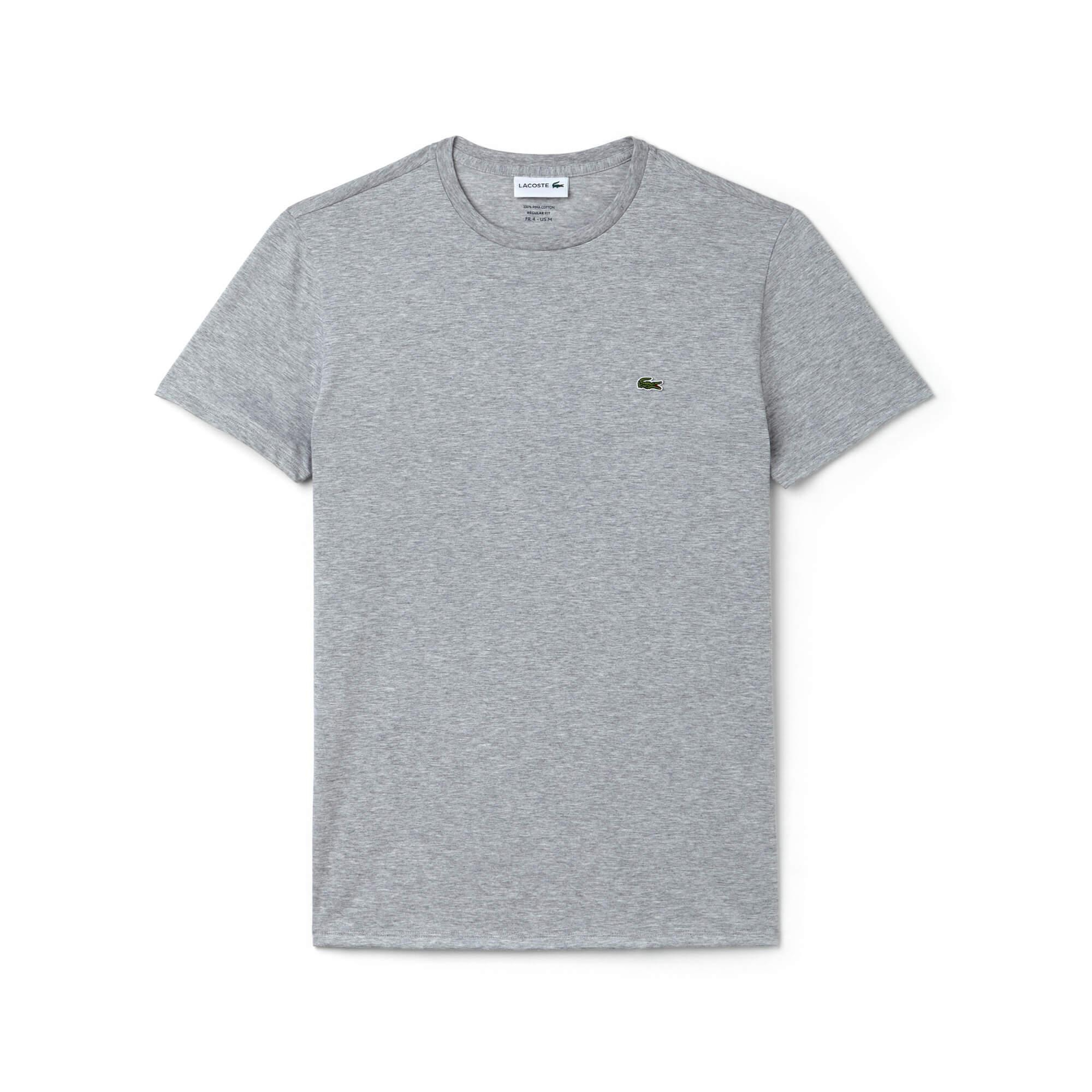 Lacoste Regular Fit Erkek Gri Tişört
