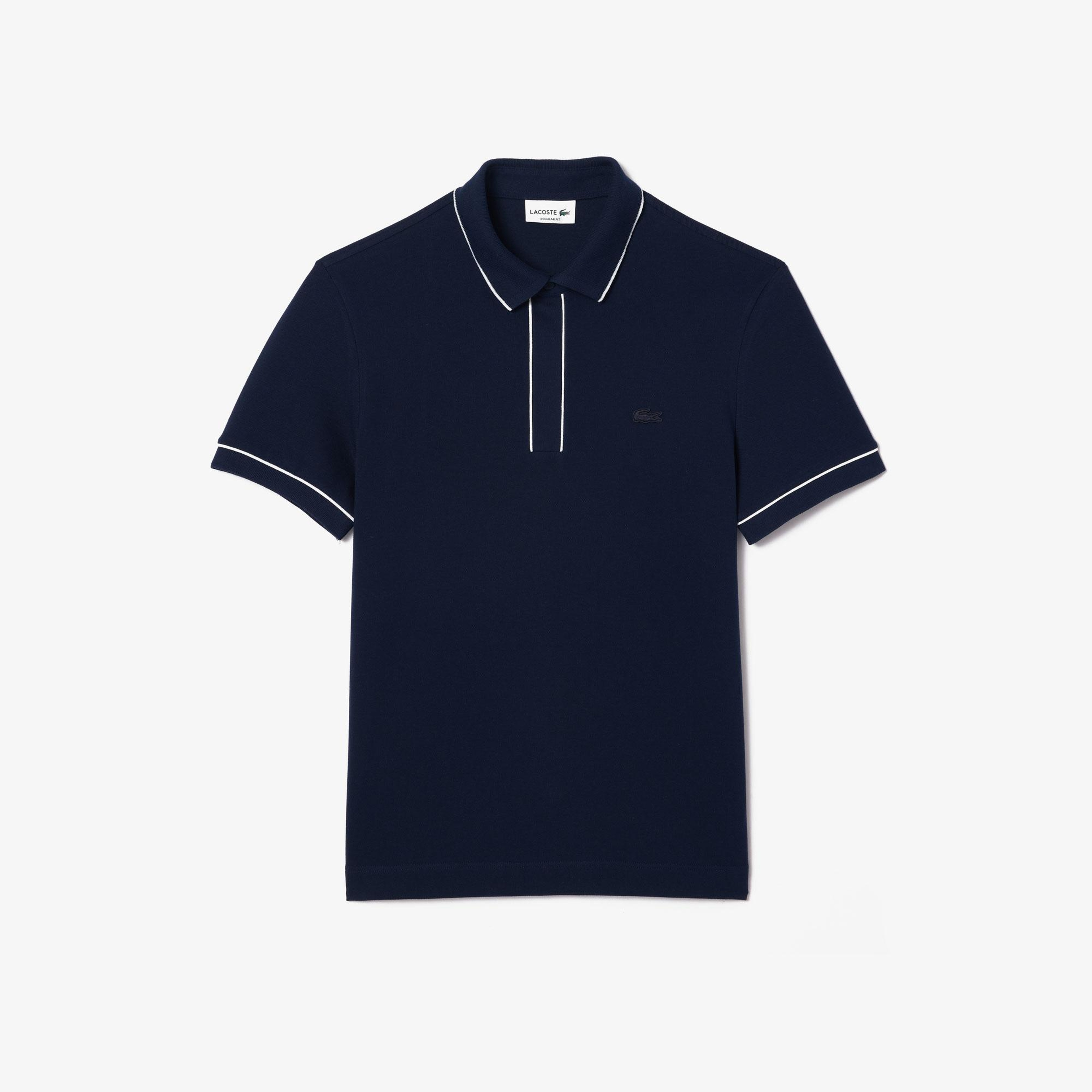 Erkek Regular Fit Organik Pamuk Lacivert Paris Polo