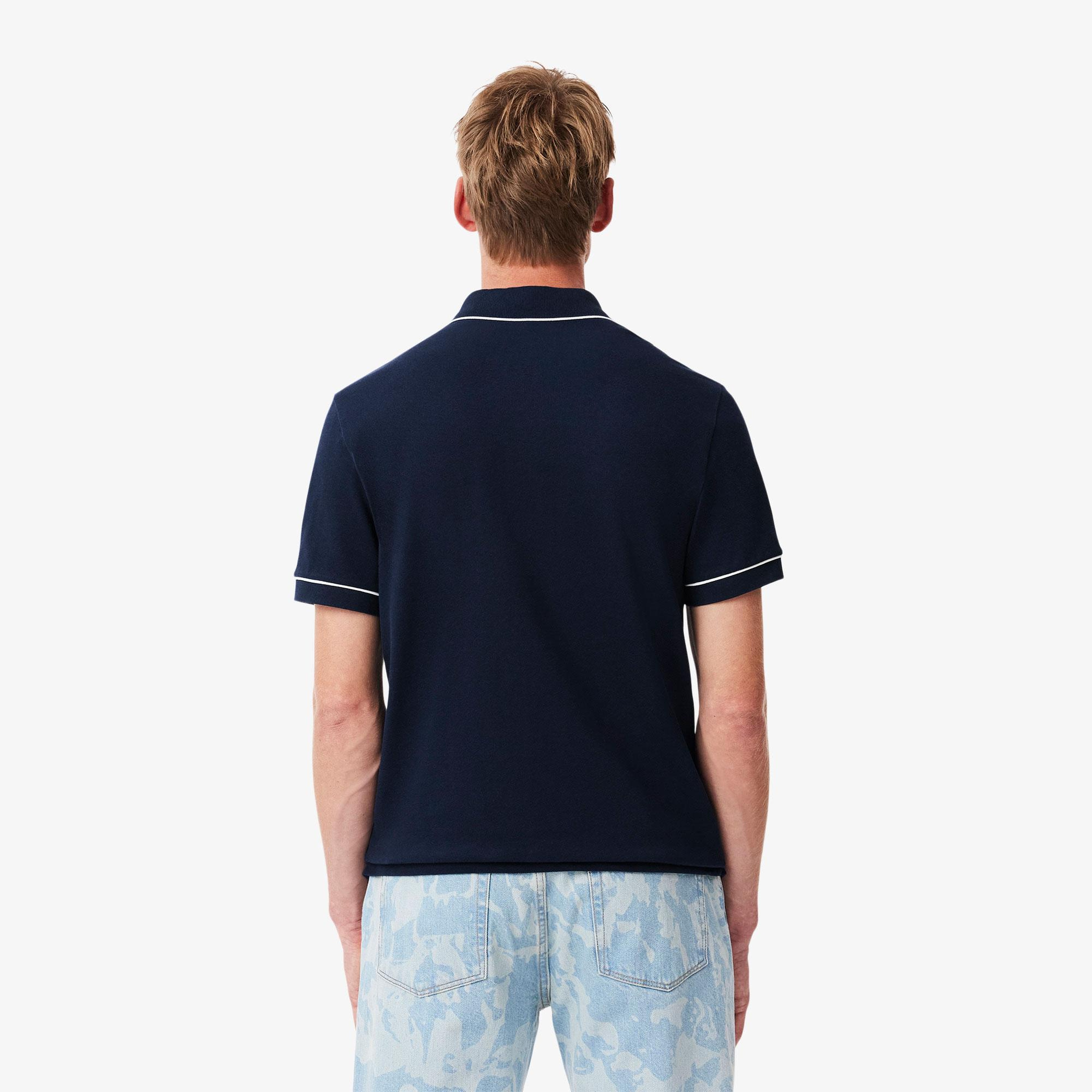 Erkek Regular Fit Organik Pamuk Lacivert Paris Polo