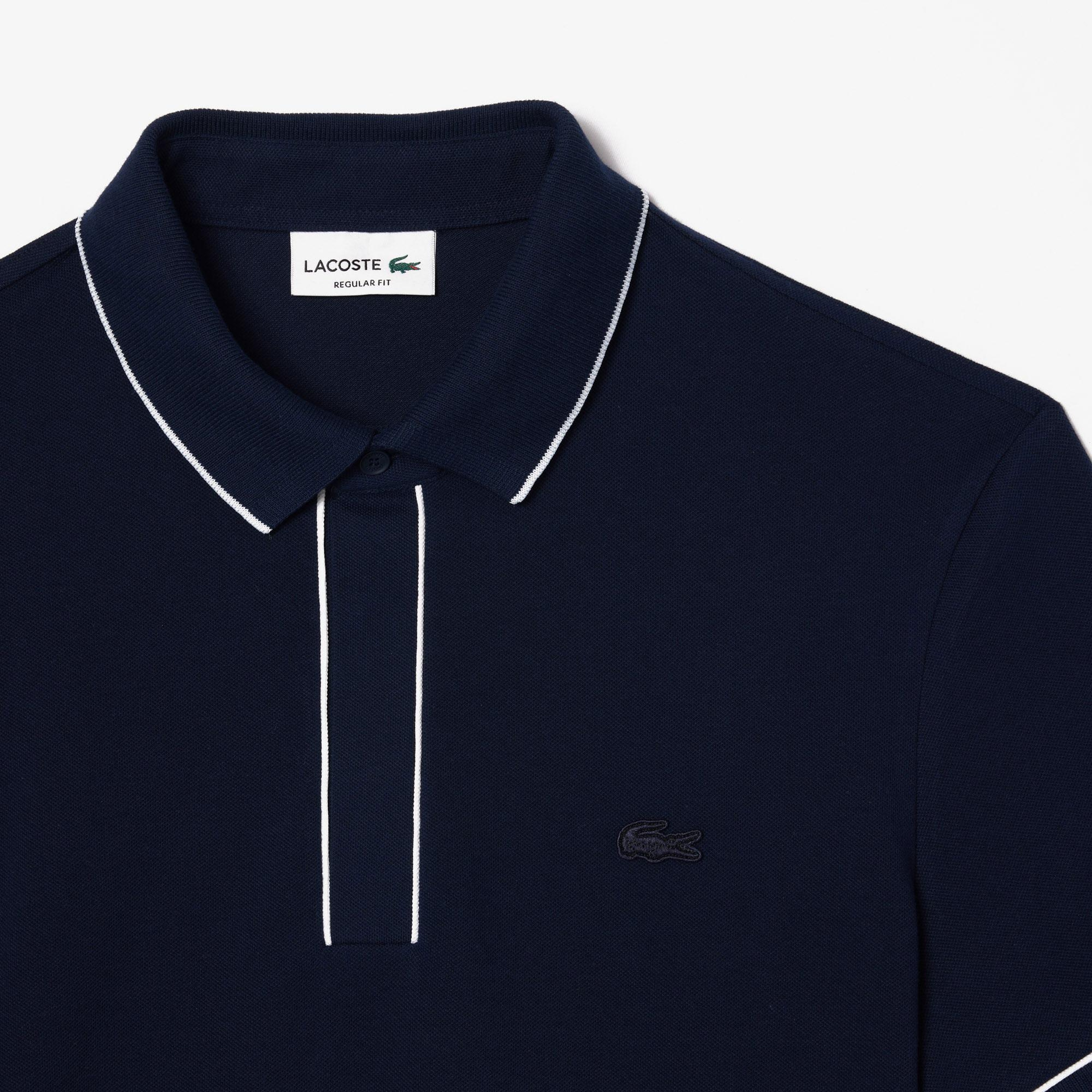 Erkek Regular Fit Organik Pamuk Lacivert Paris Polo