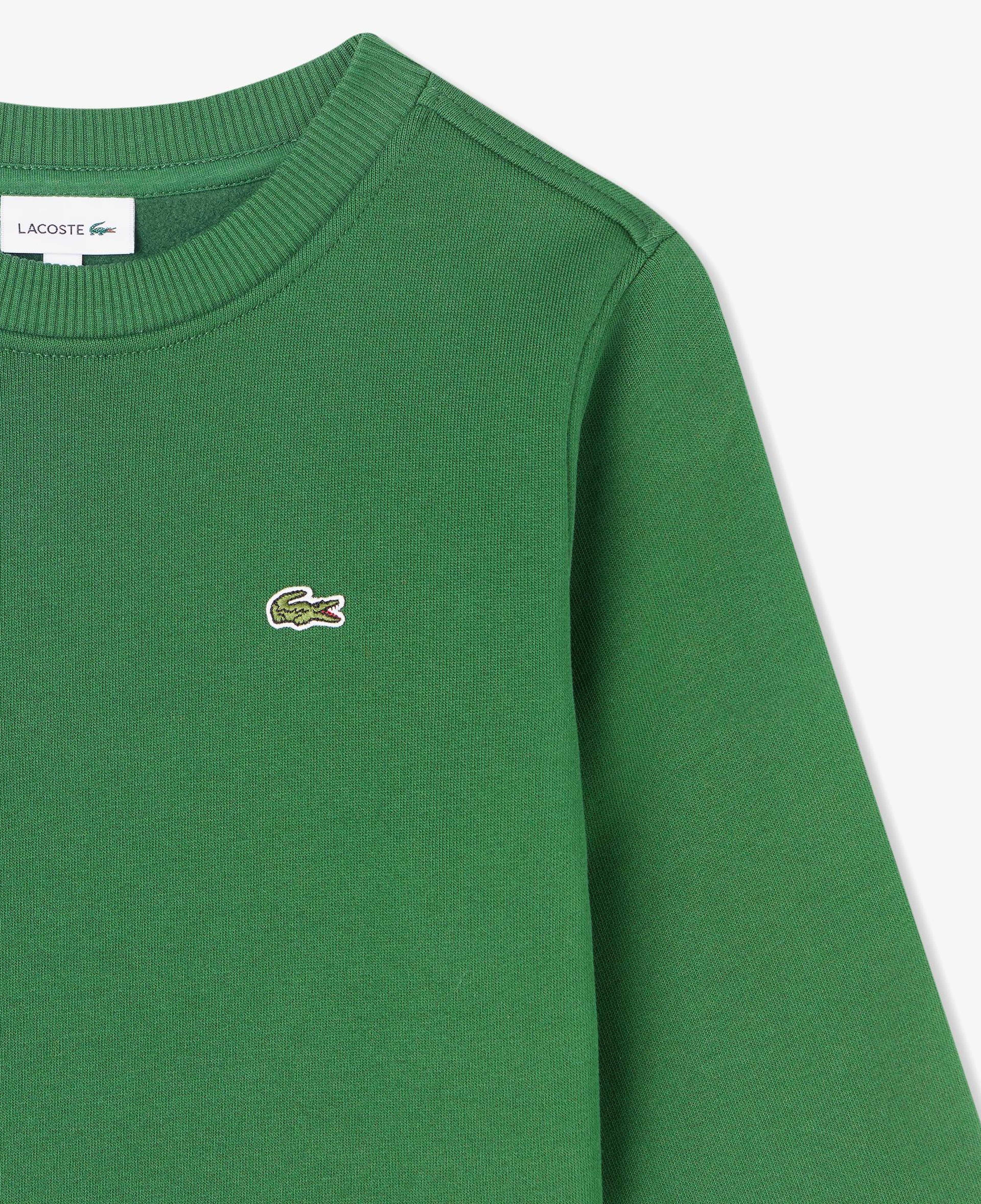 Lacoste Çocuk Bisiklet Yaka Yeşil Sweatshirt