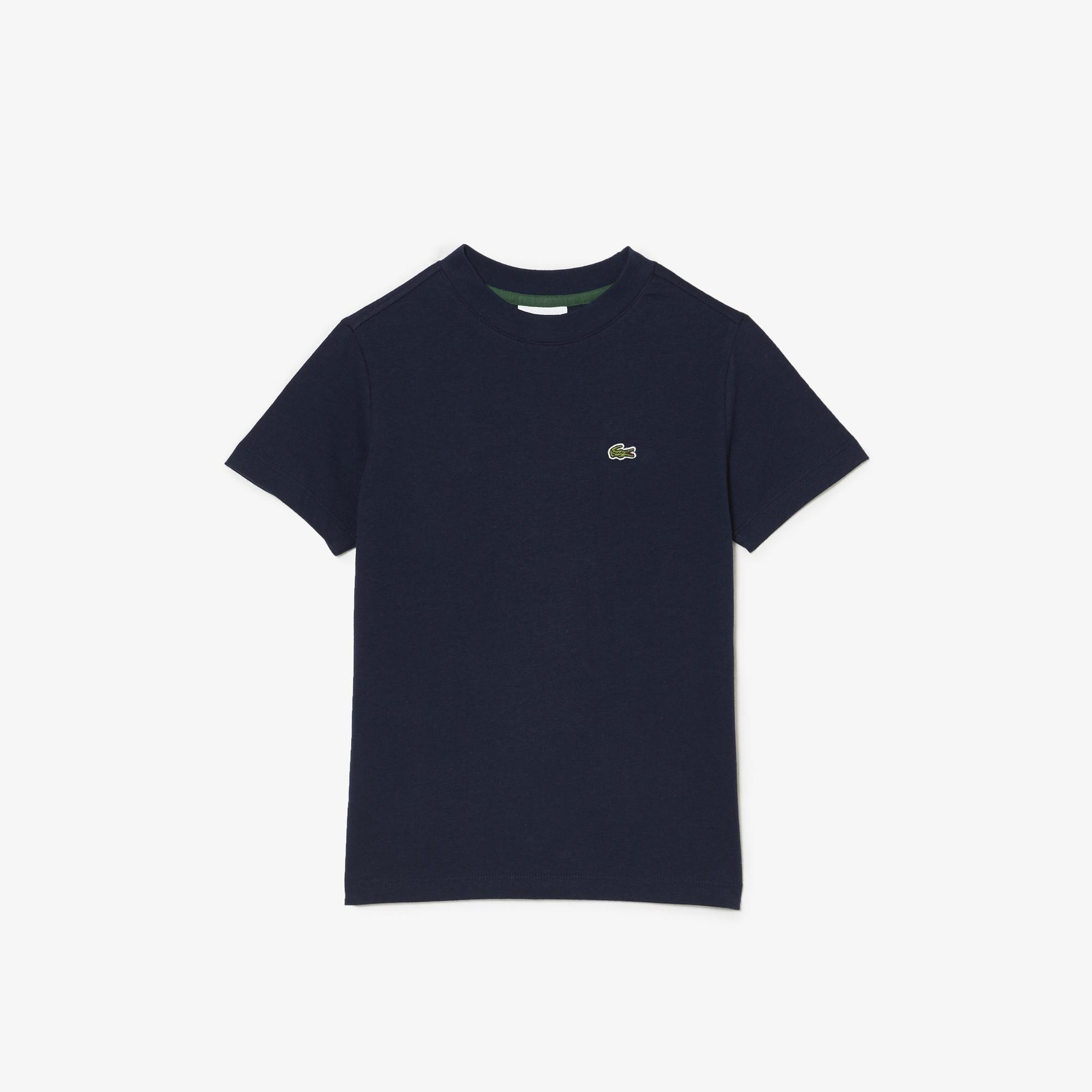 Lacoste Çocuk Bisiklet Yaka Lacivert T-Shirt