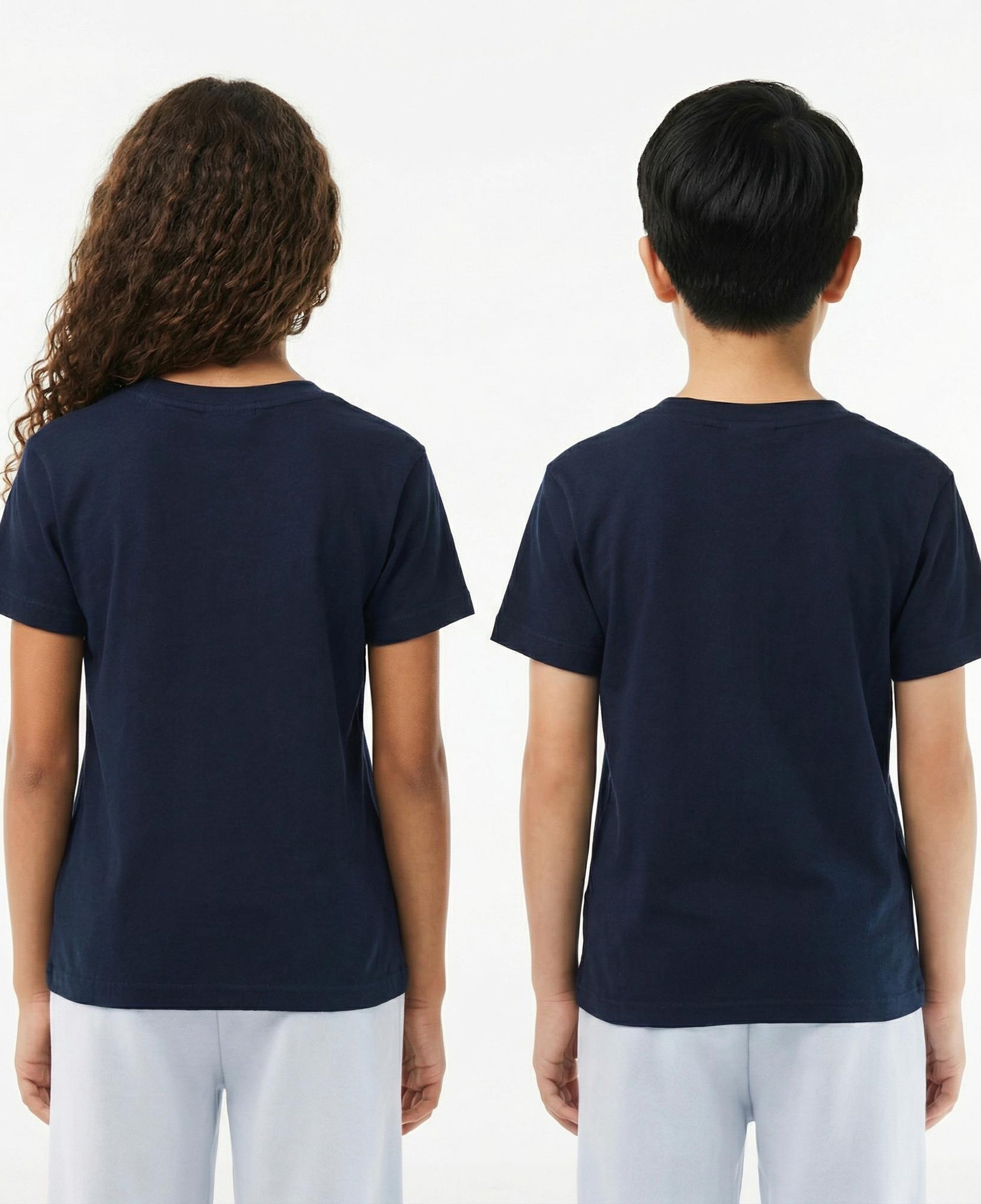 Lacoste Çocuk Bisiklet Yaka Lacivert T-Shirt