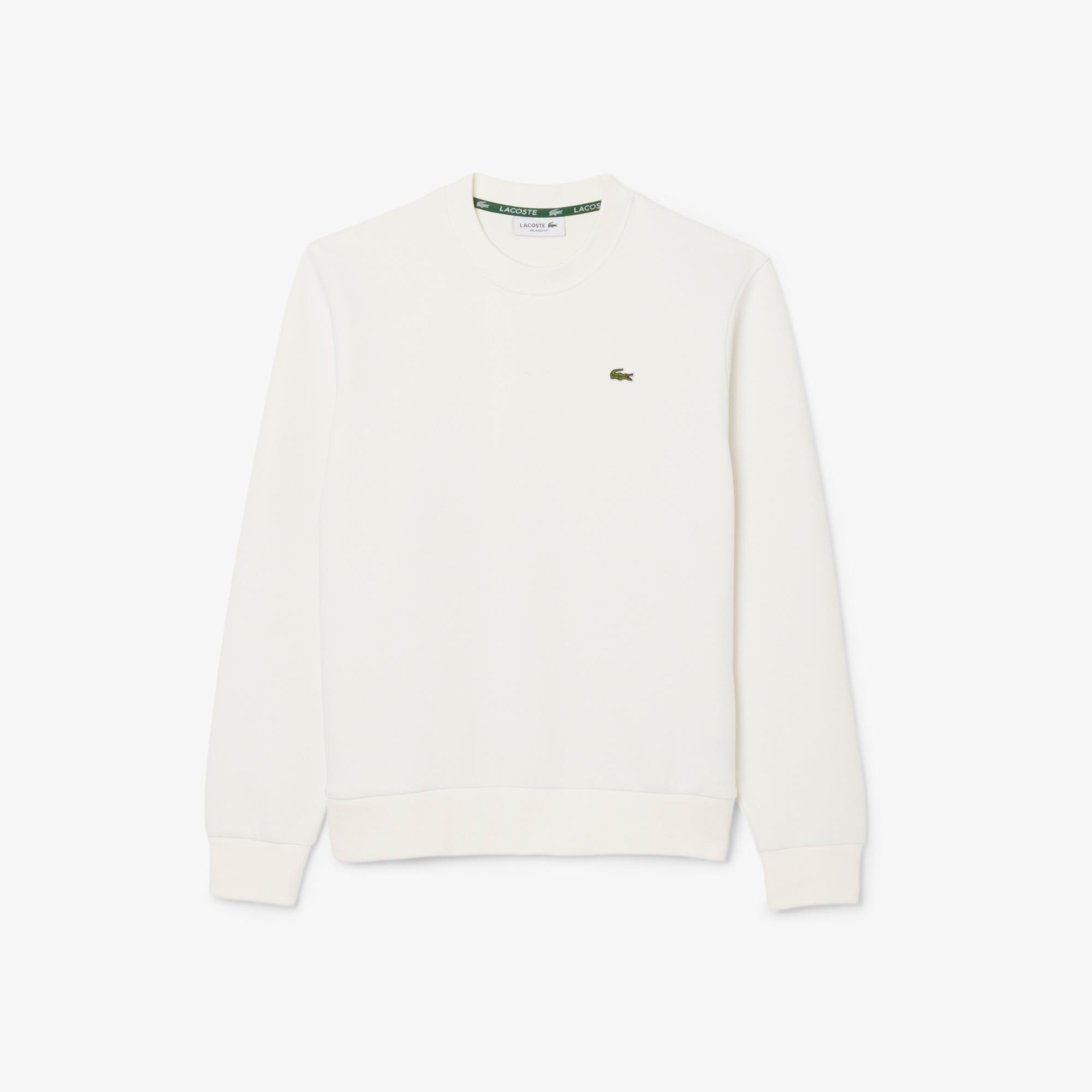 Kadın Relaxed Fit Bisiklet Yaka Krem Sweatshirt