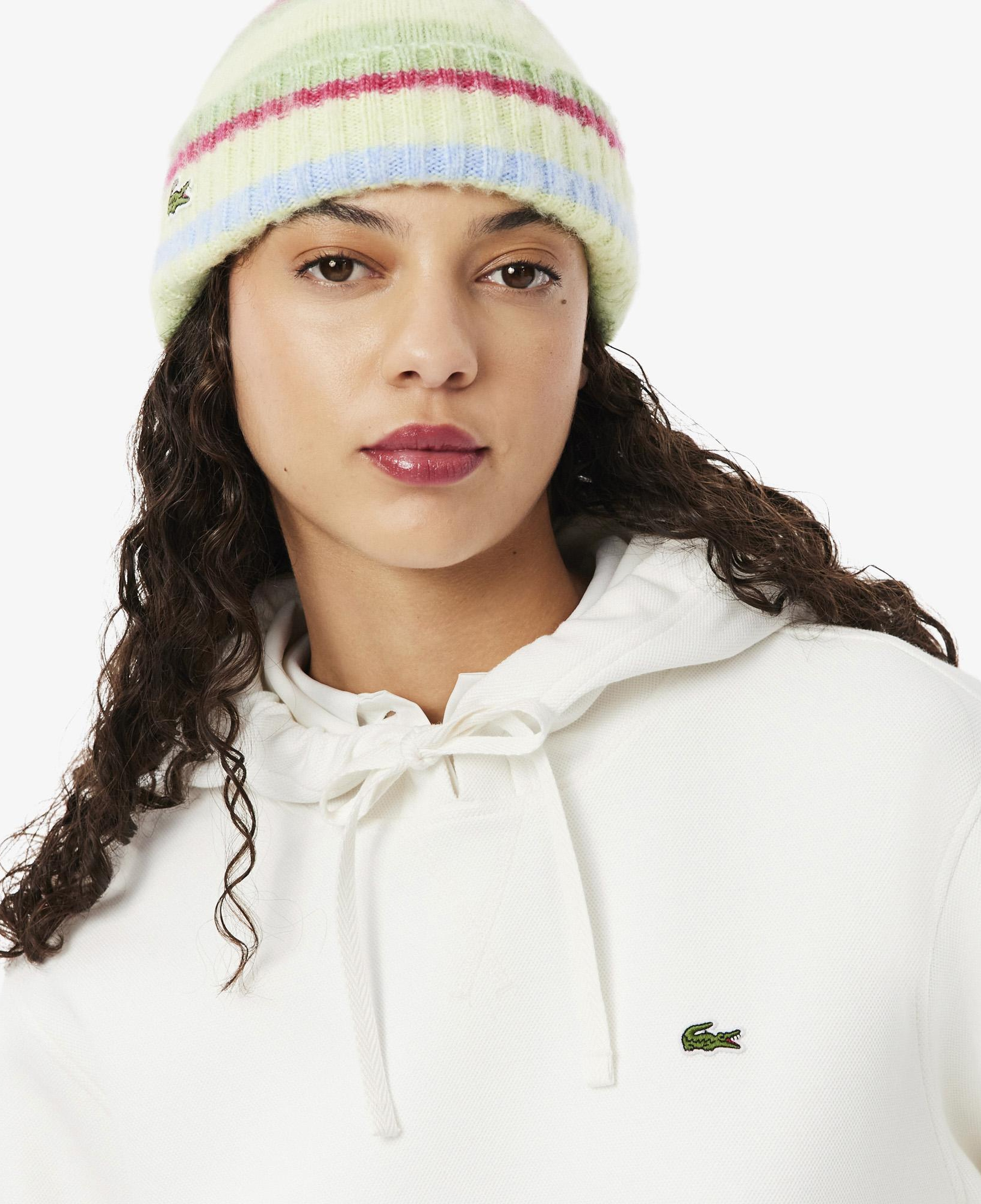 Kadın Relaxed Fit Kapüşonlu Beyaz Sweatshirt
