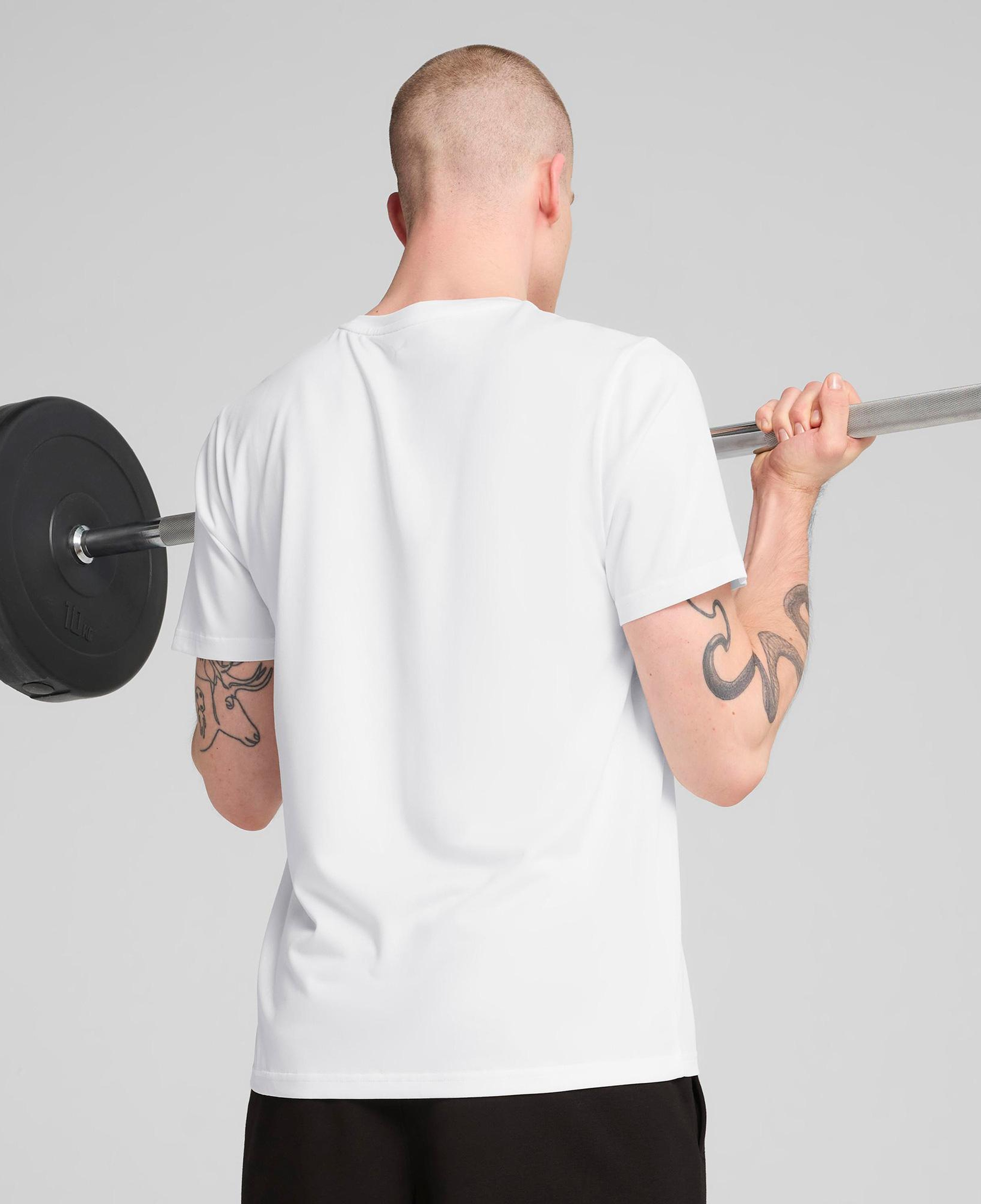 Puma Tad Essentialential Solid Cat Erkek Beyaz T-Shirt