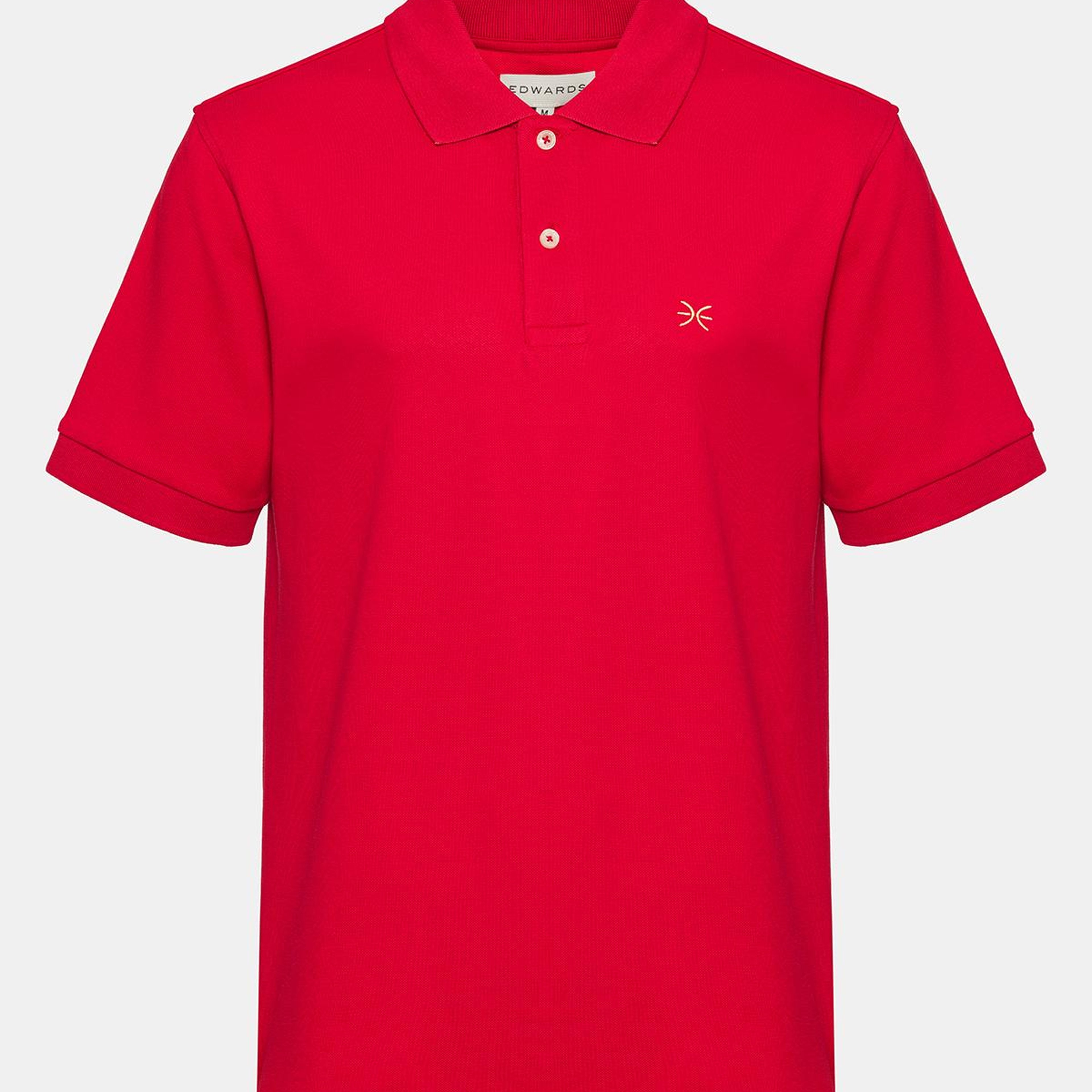 Erkek Kırmızı Kısa Kollu Polo Yaka T-Shirt
