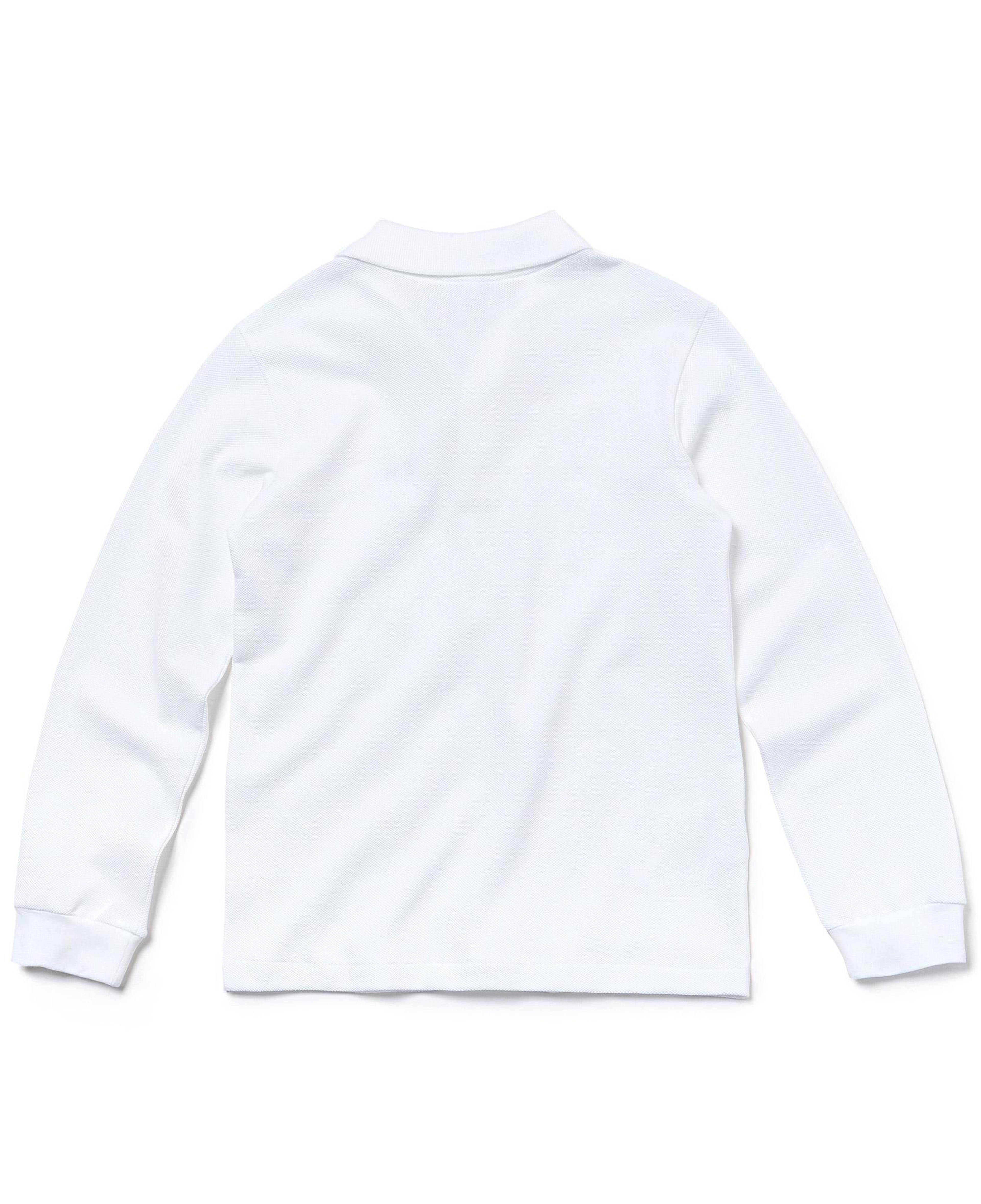 Lacoste Çocuk Uzun Kollu Beyaz Polo