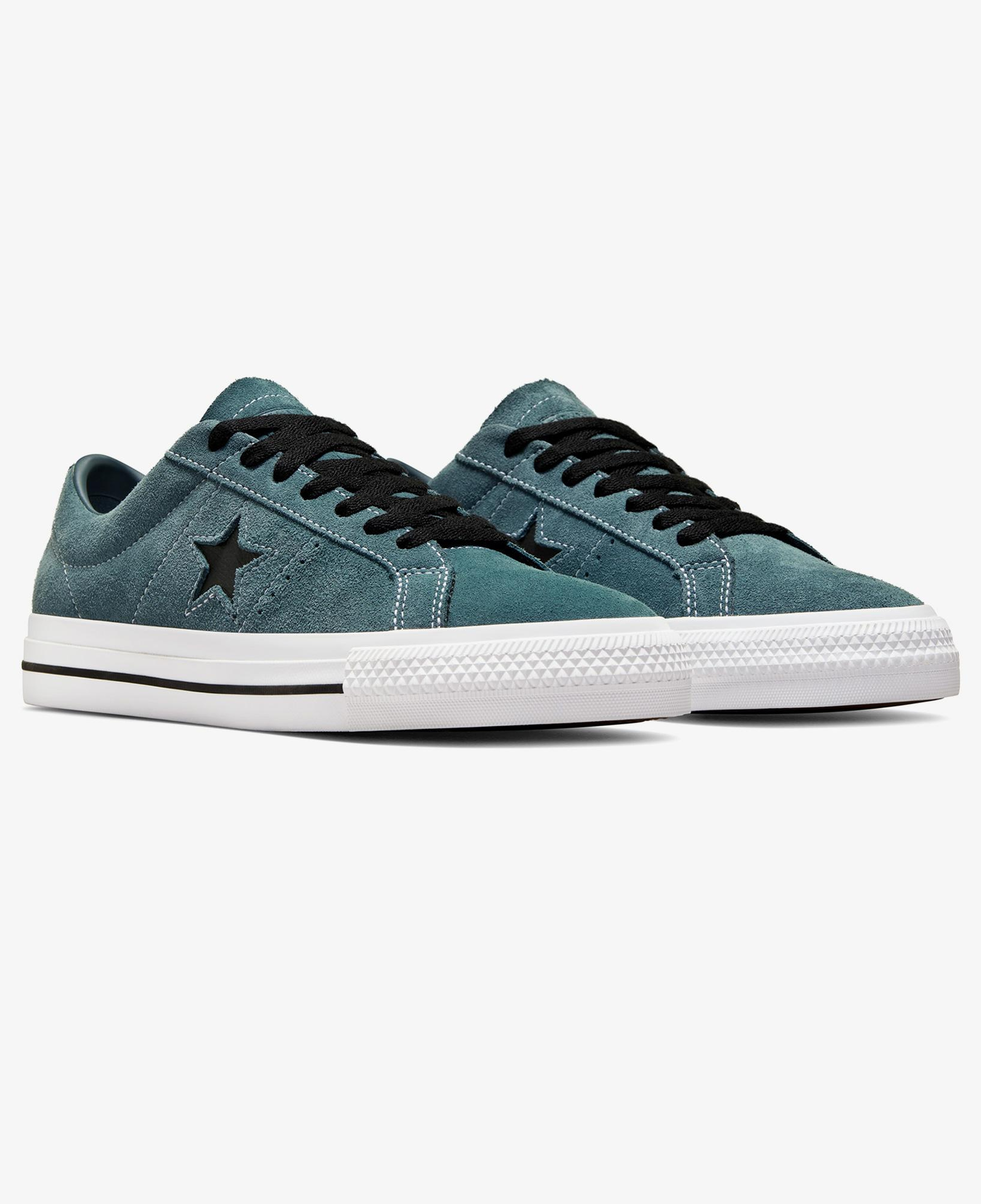 Converse One Star Pro Unisex Yeşil Süet Sneaker
