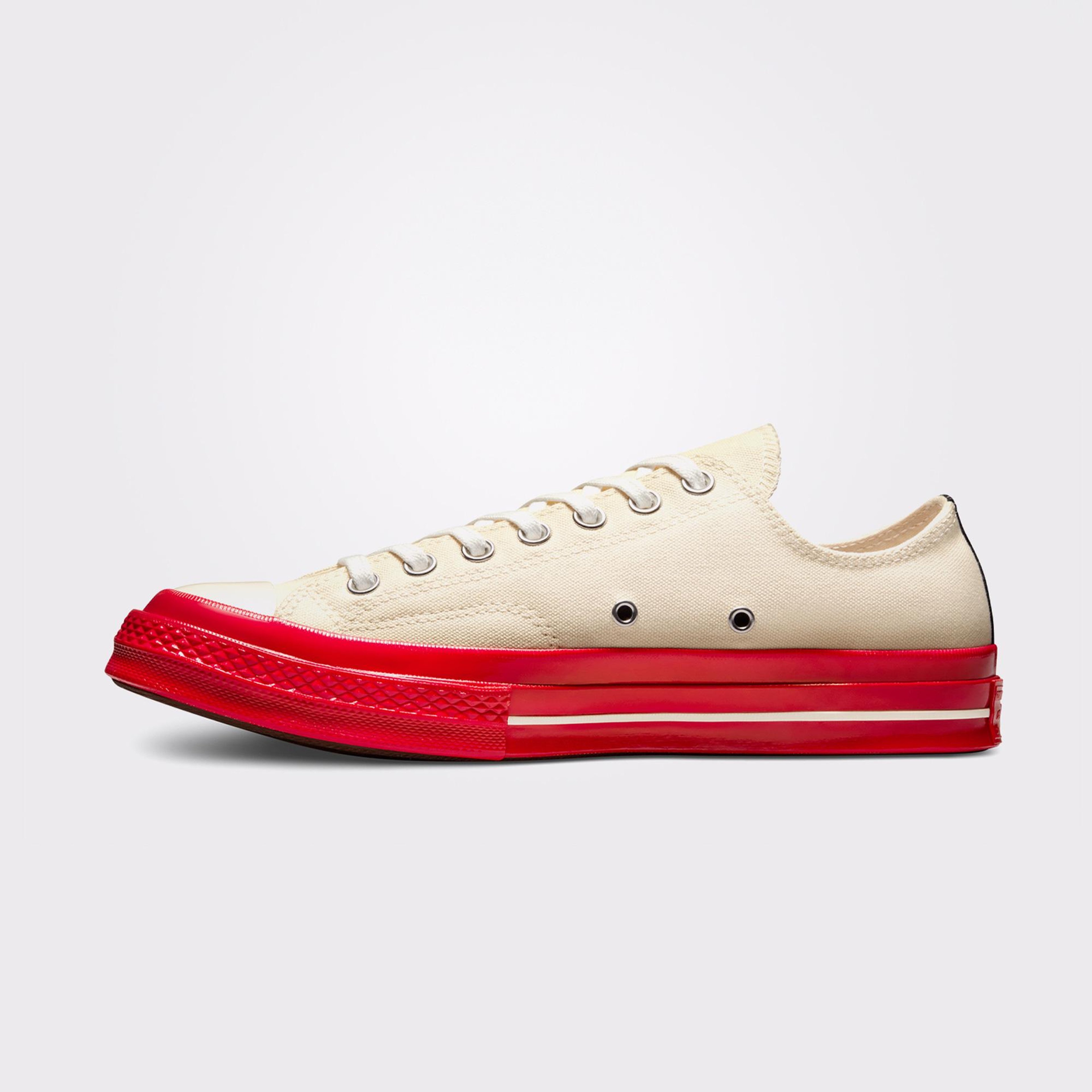 Converse X Comme Des Garçons Play Chuck 70 Unisex Krem Sneaker