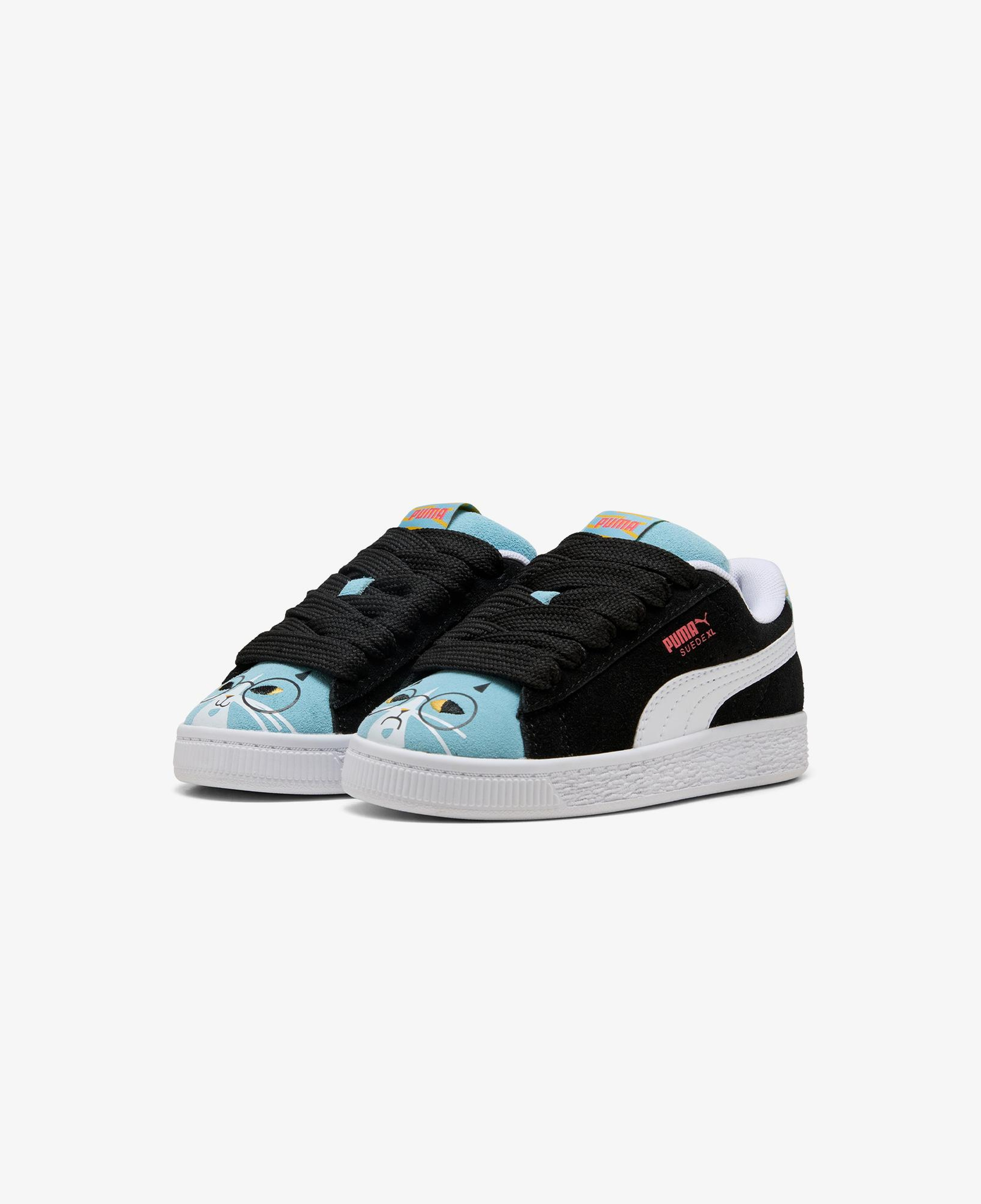 Puma Suede XL Moody Cat Çocuk Siyah Spor Ayakkabı