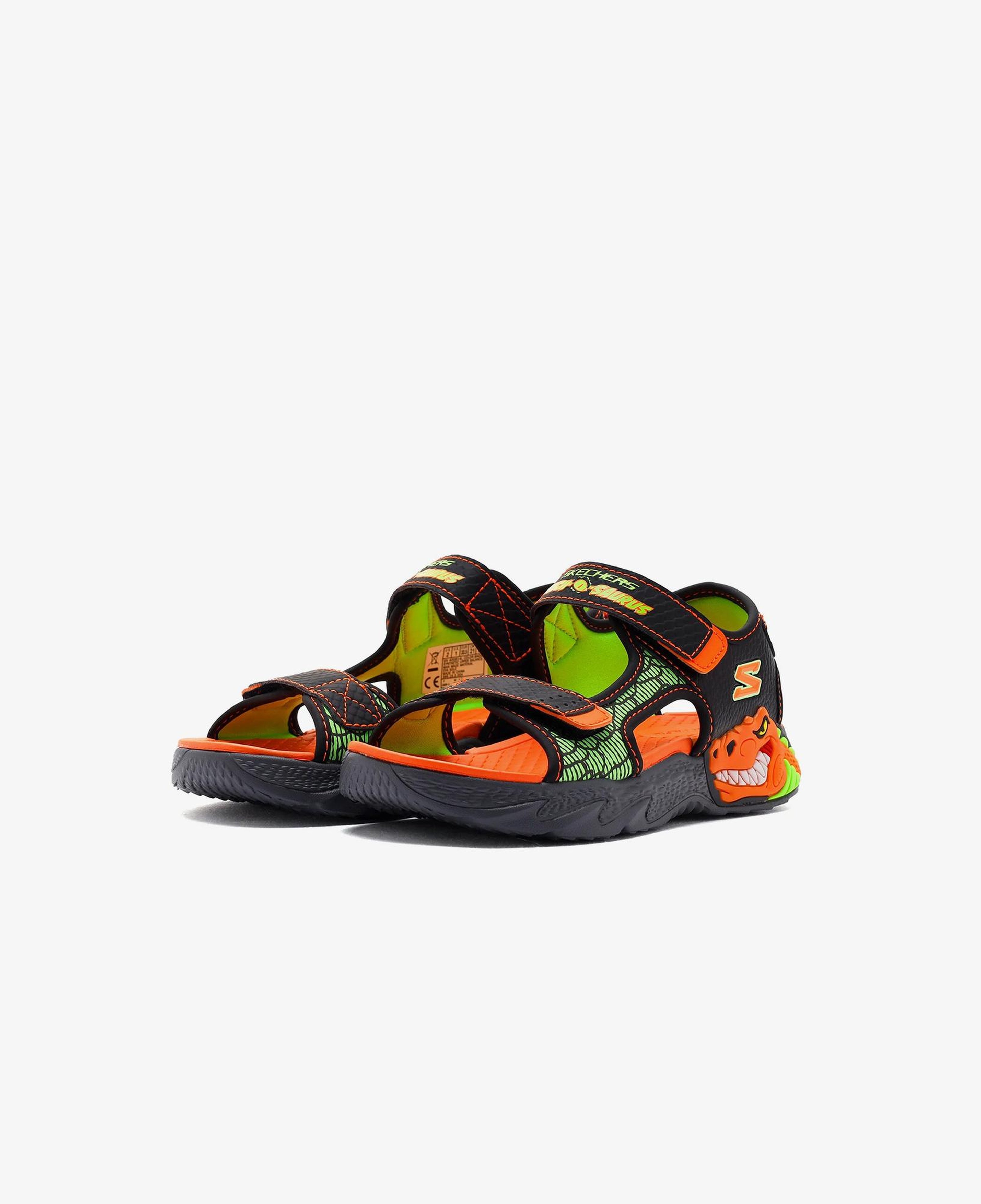 Skechers Lights Creature Splash Çocuk Işıklı Siyah Sandalet