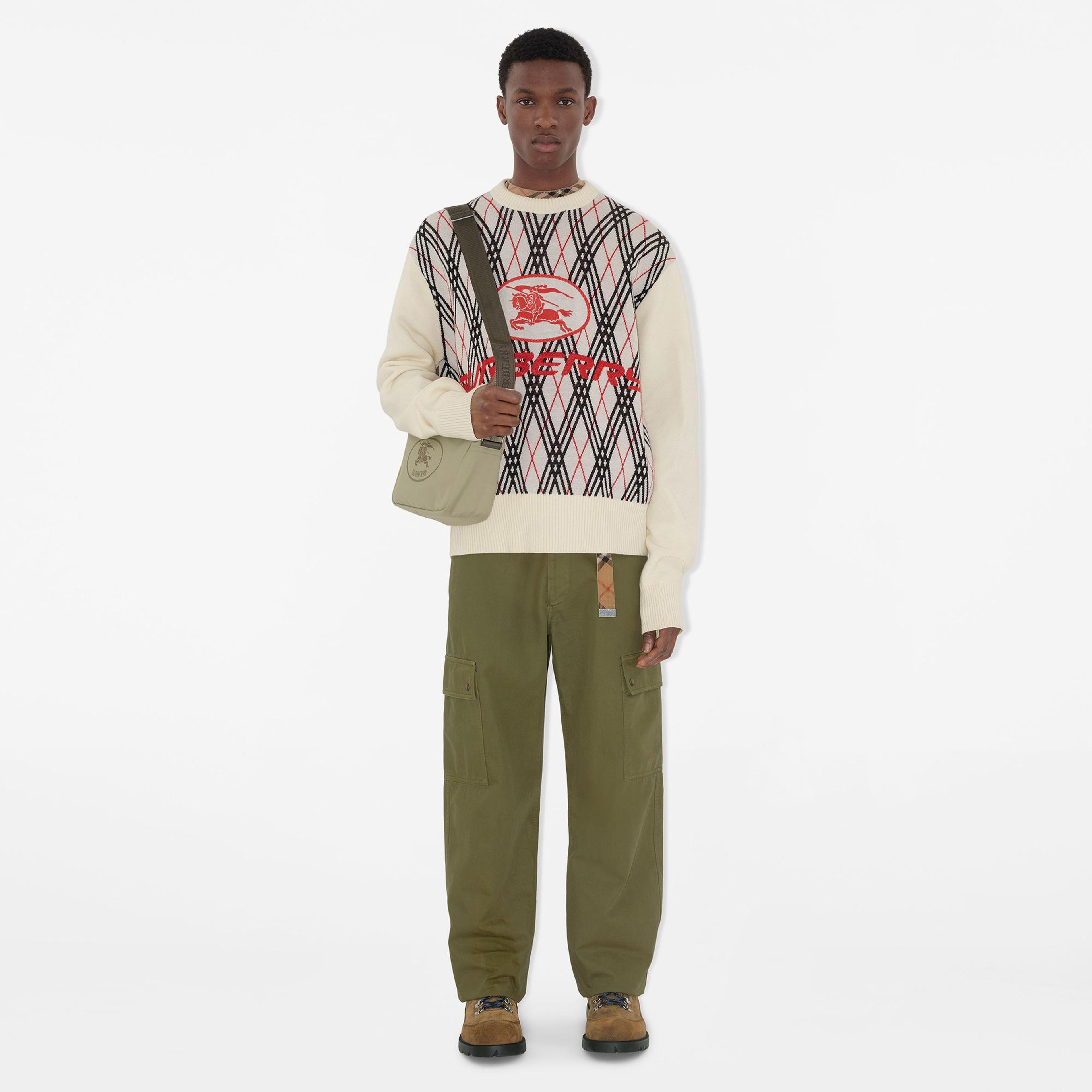 Burberry Orkney Crossbody Erkek Haki Çapraz Çanta