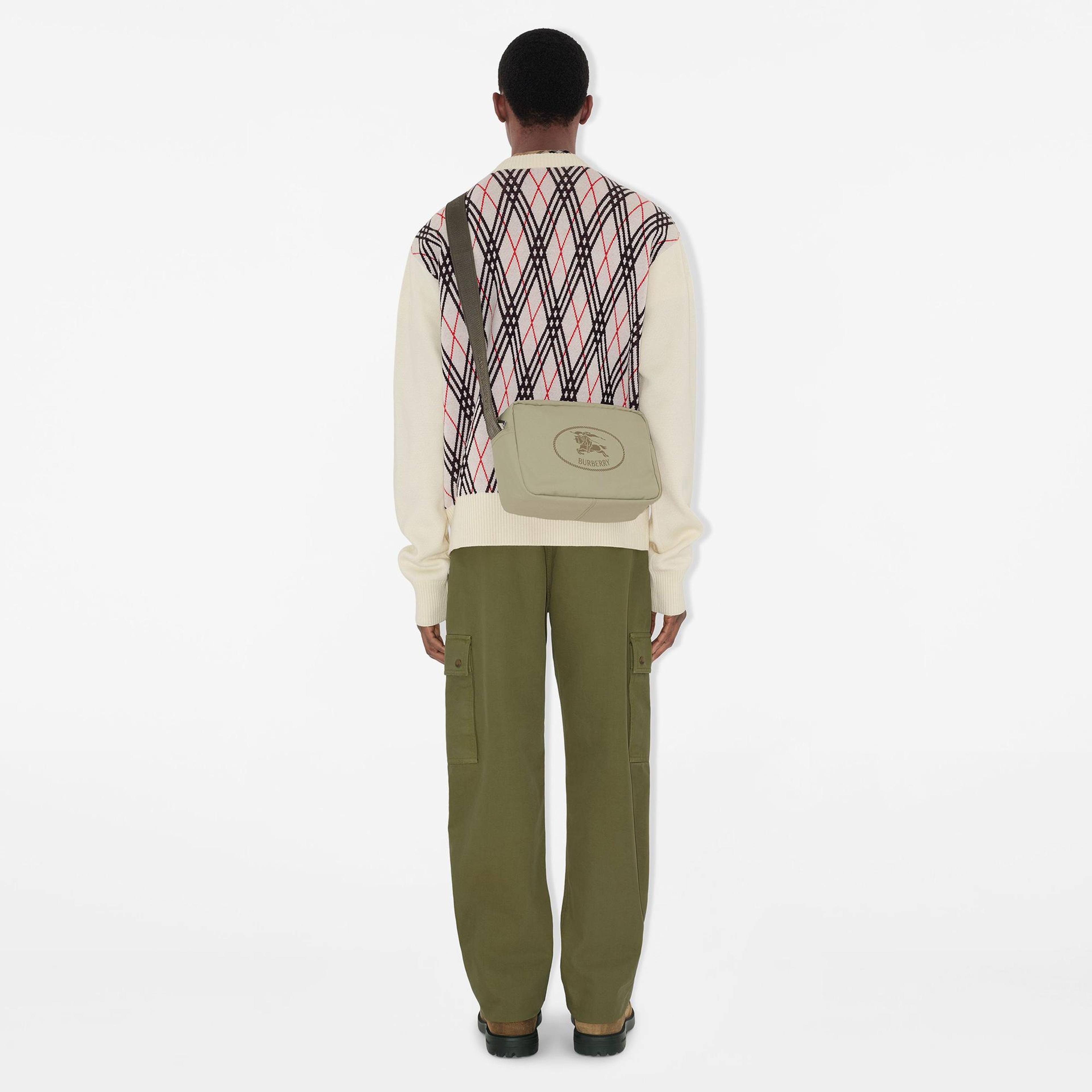 Burberry Orkney Crossbody Erkek Haki Çapraz Çanta