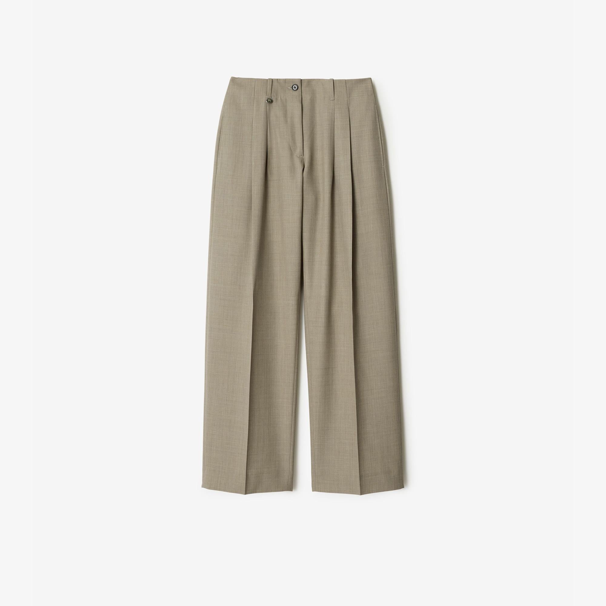 Burberry Kadın Haki Pantolon