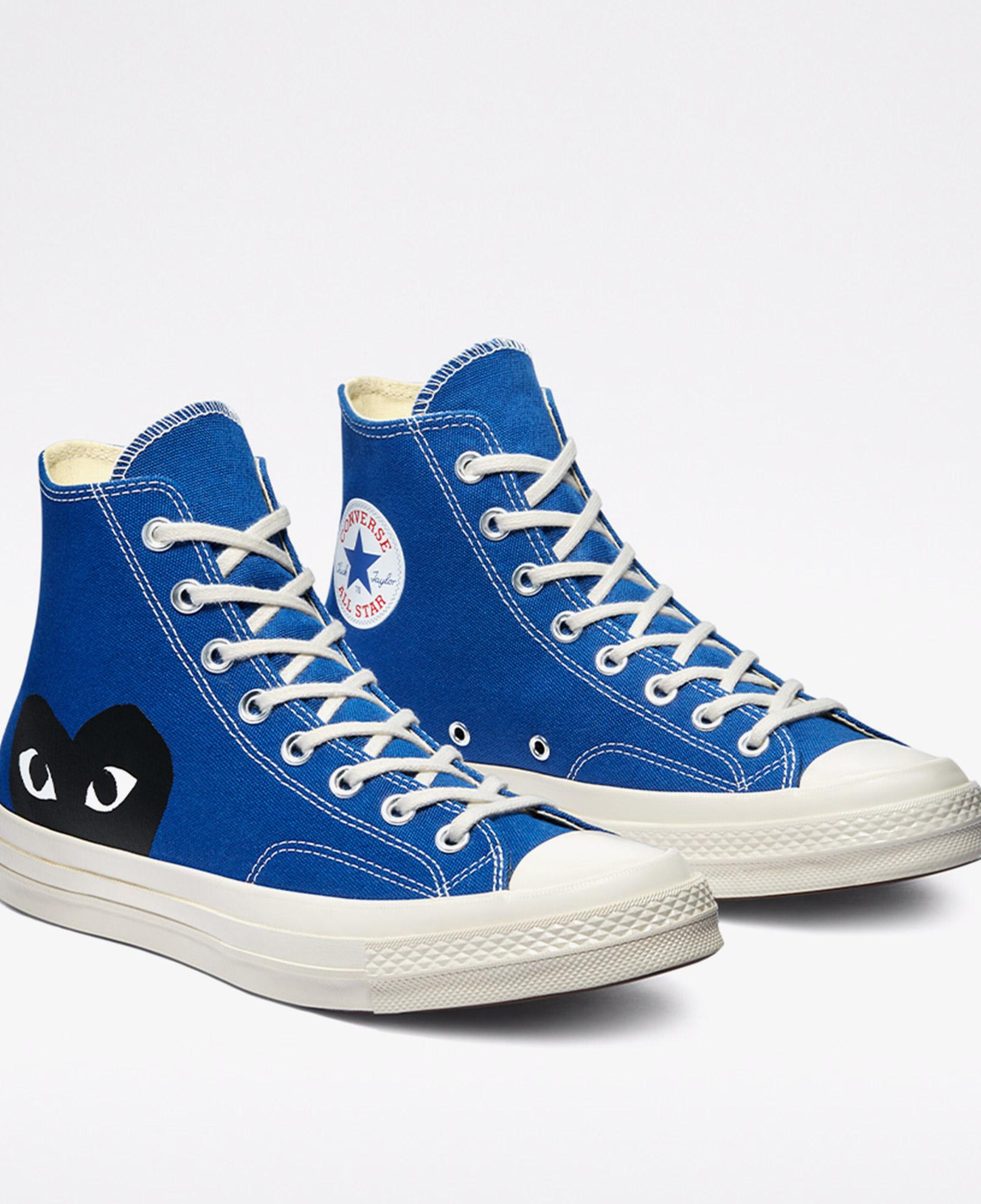Converse X Comme Des Garçons Play Chuck 70 Unisex Mavi Bilekli Sneaker