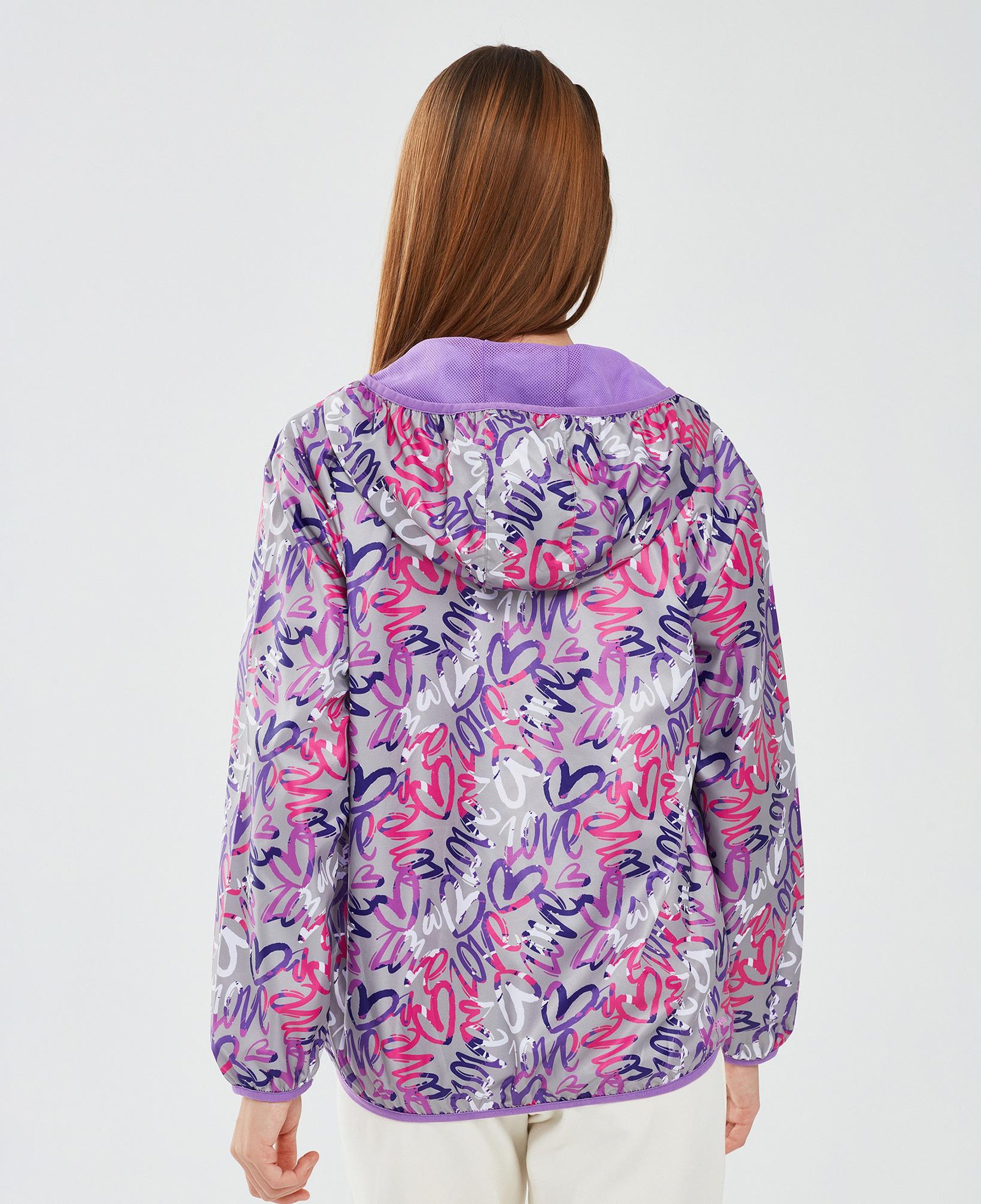 Skechers Micro Collection Full Zip Çocuk Mor Ceket