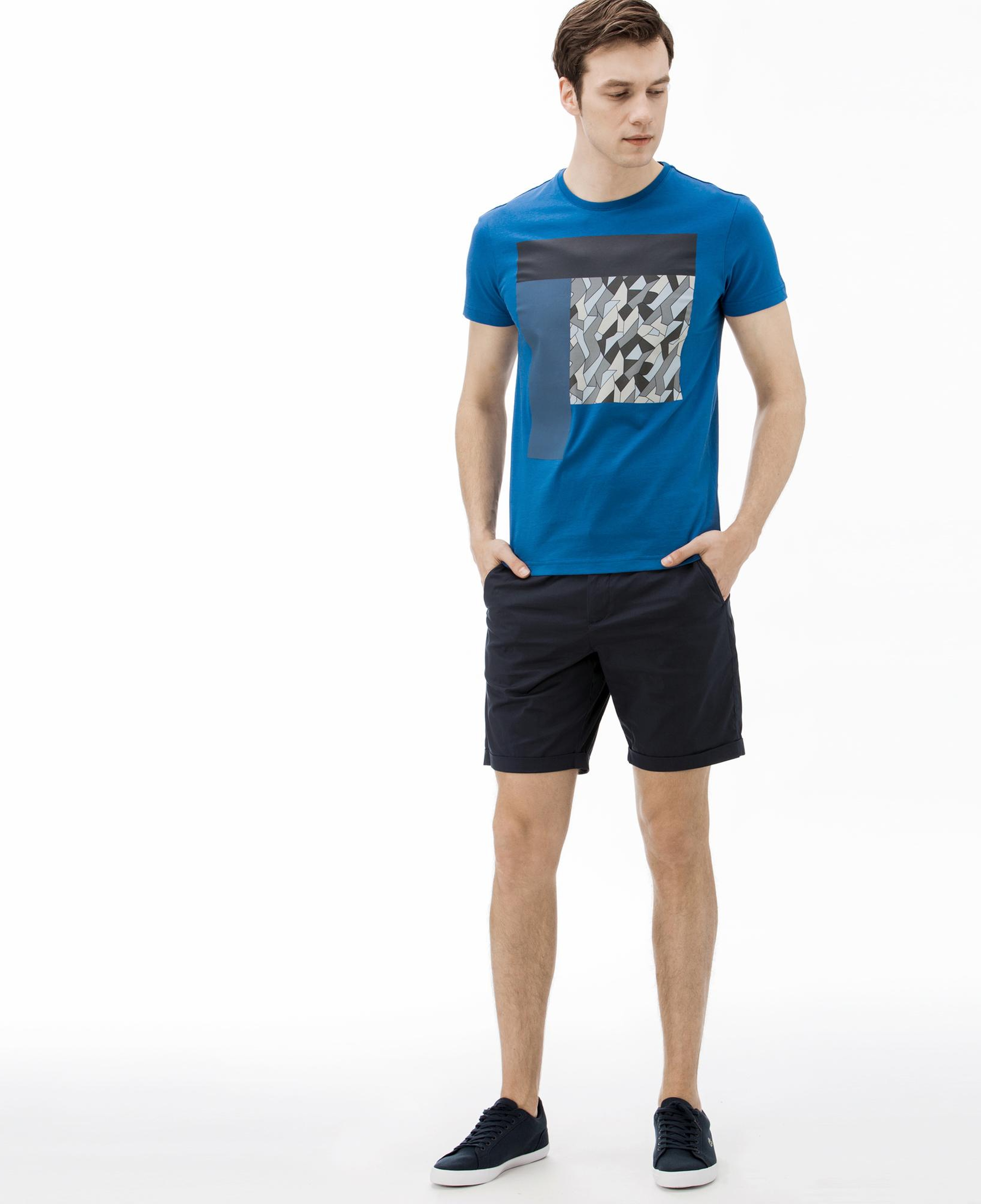 Erkek Slim Fit Lacivert Bermuda Şort