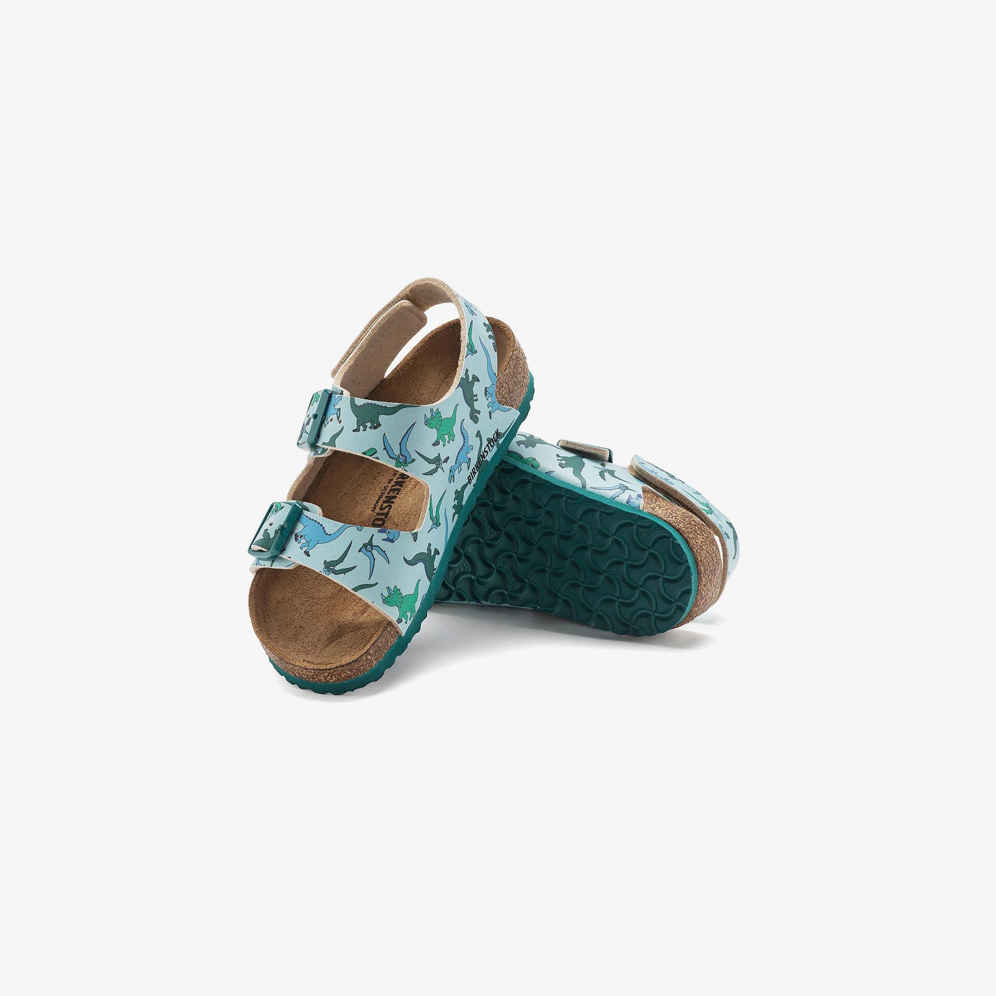 Birkenstock Milano Bf Big Dino Bebek Mavi Sandalet