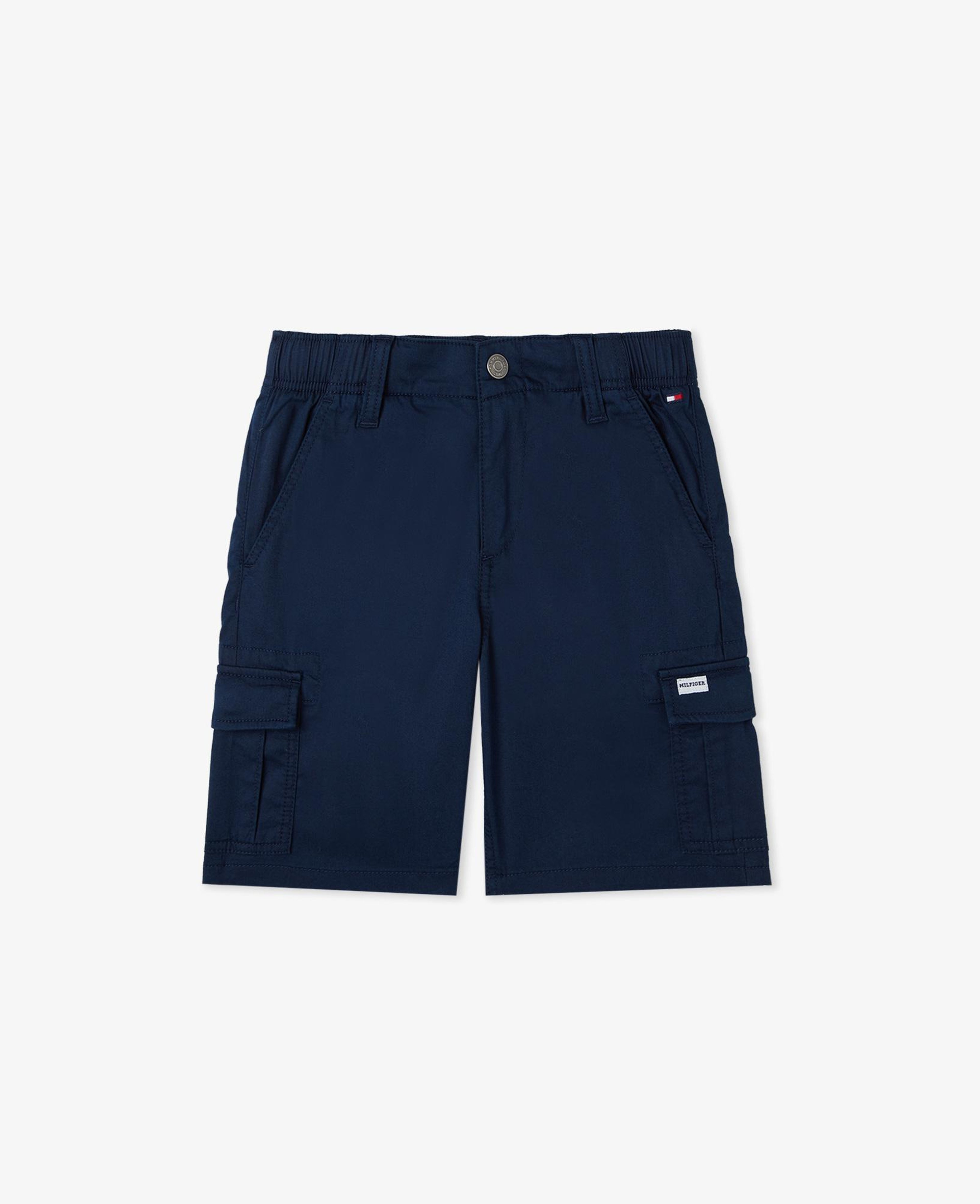 Tommy Hilfiger Woven Cargo Çocuk Lacivert Şort