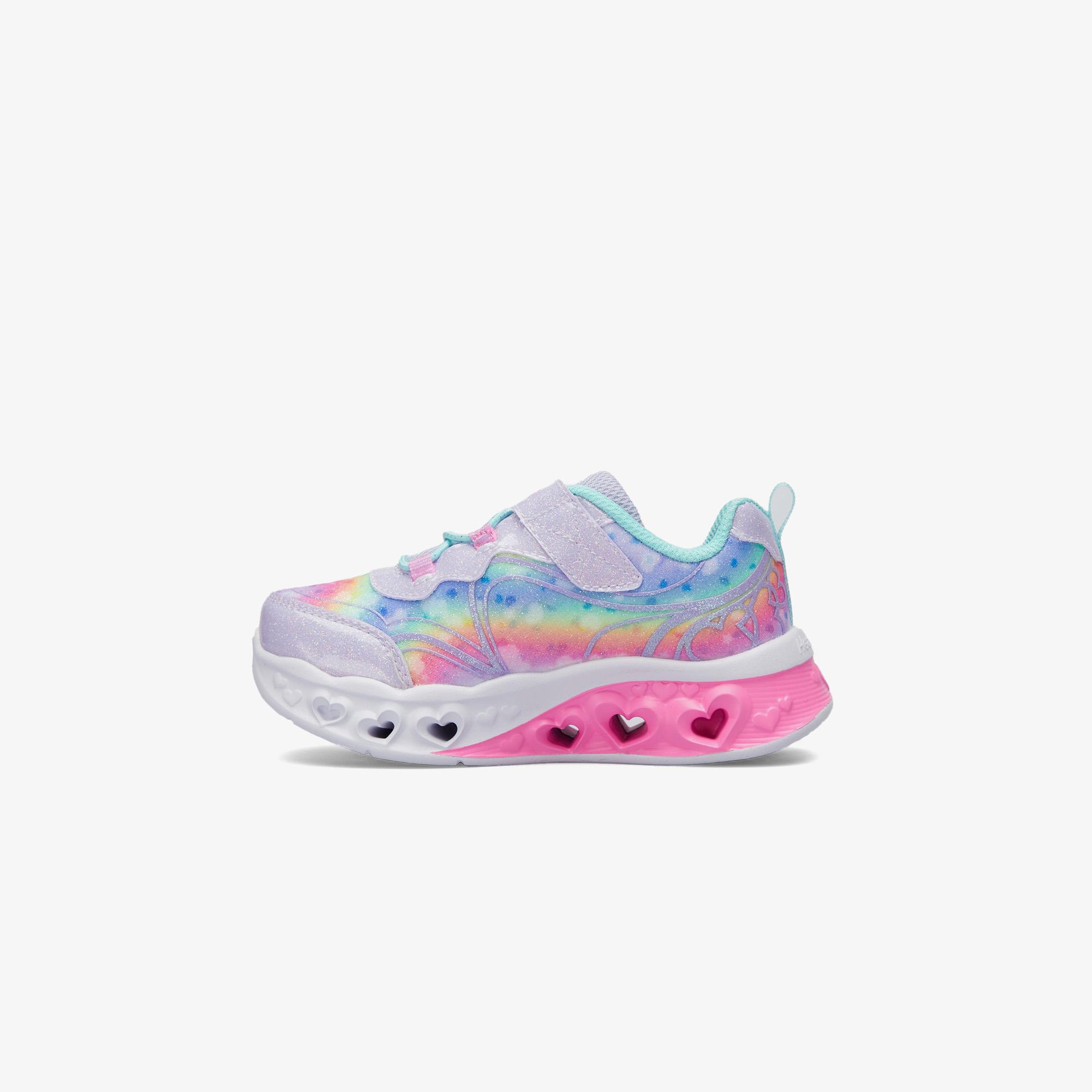 Skechers Flutter Heart Lights Bebek Işıklı Mor Spor Ayakkabı