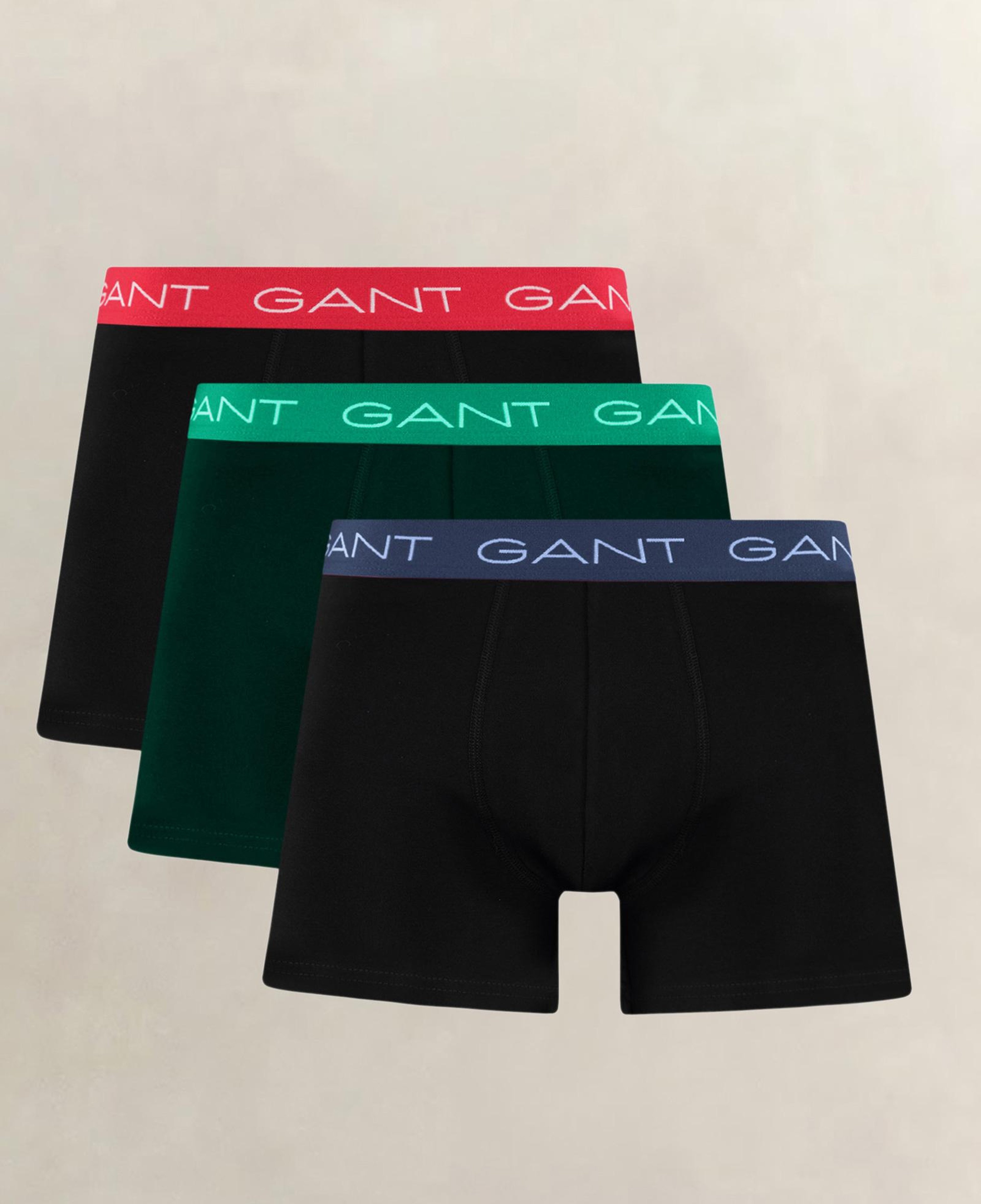 GANT Erkek Siyah Düz Boxer