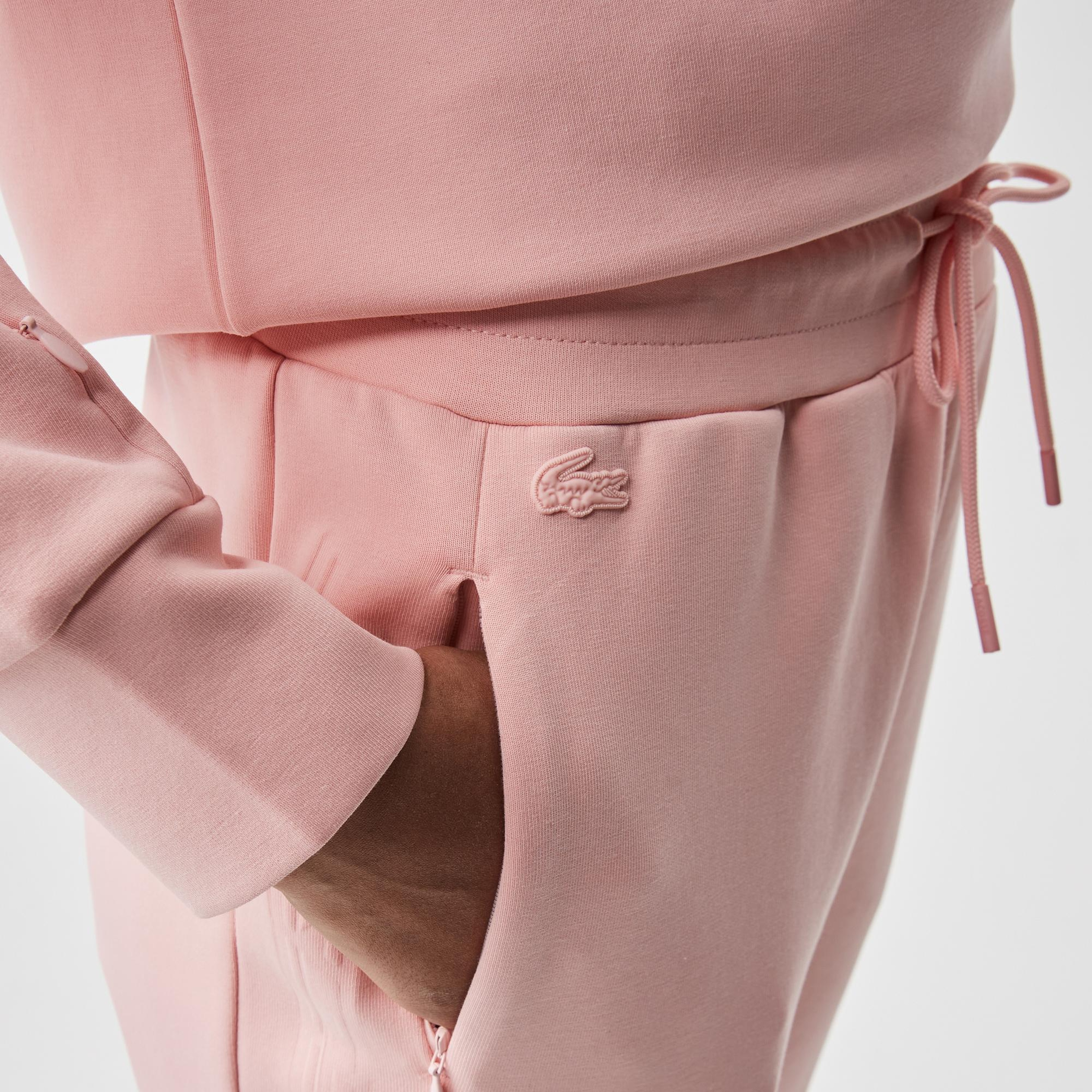 Kadın Slim Fit Baskılı Pembe Eşofman Altı