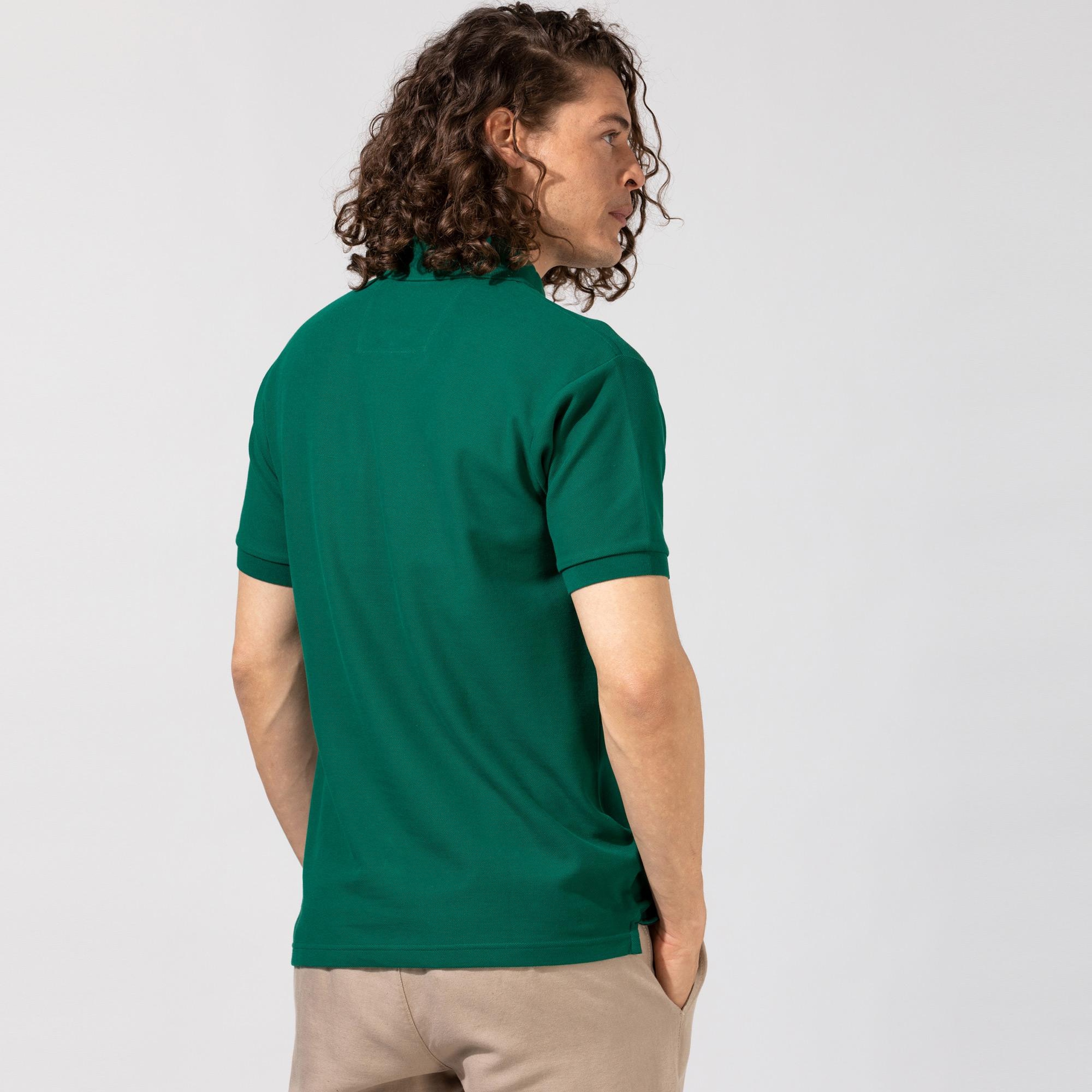 Nautica Erkek Yeşil Classic Fit Kısa Kollu Polo Yaka T-Shirt