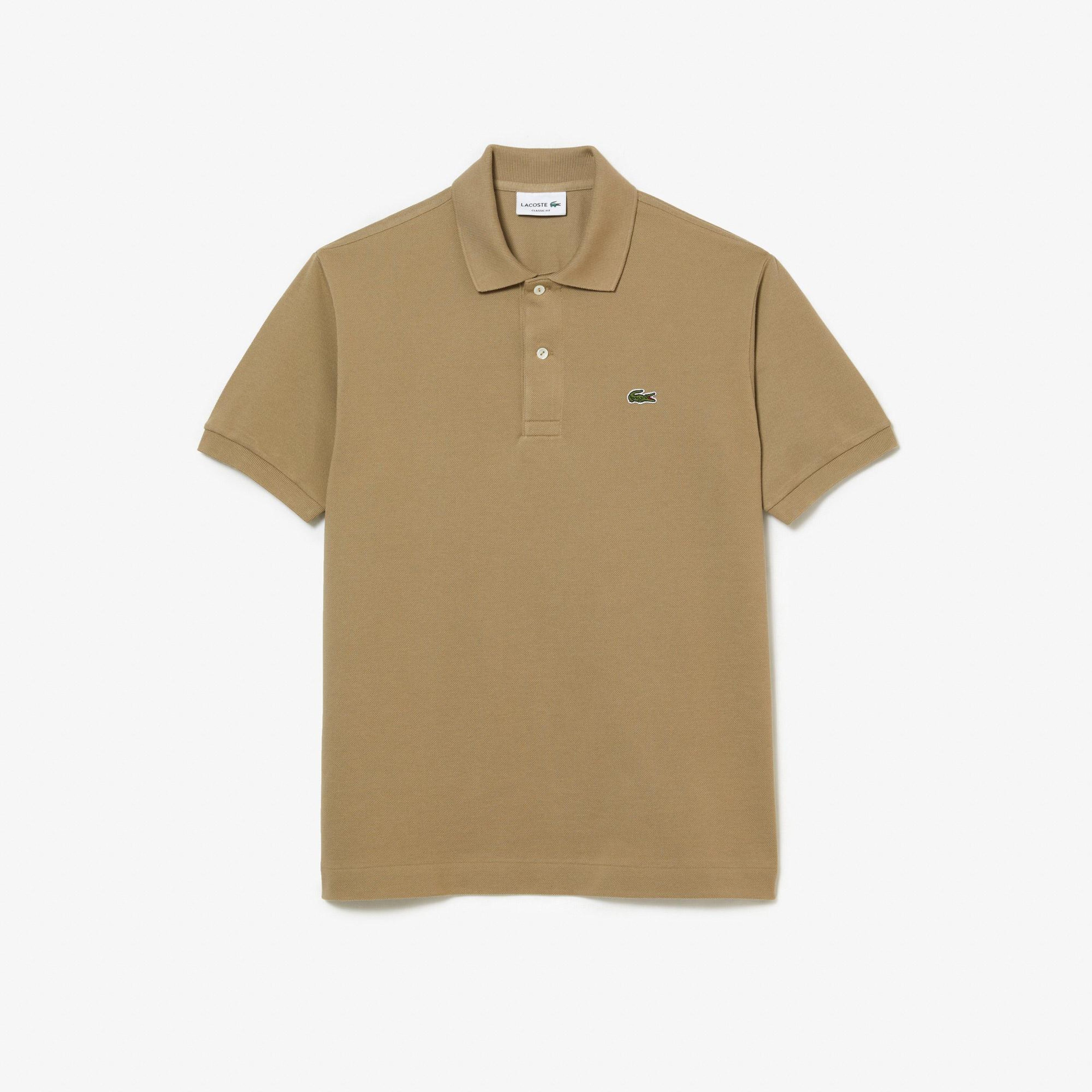 L.12.12 Erkek Classic Fit Bej Polo