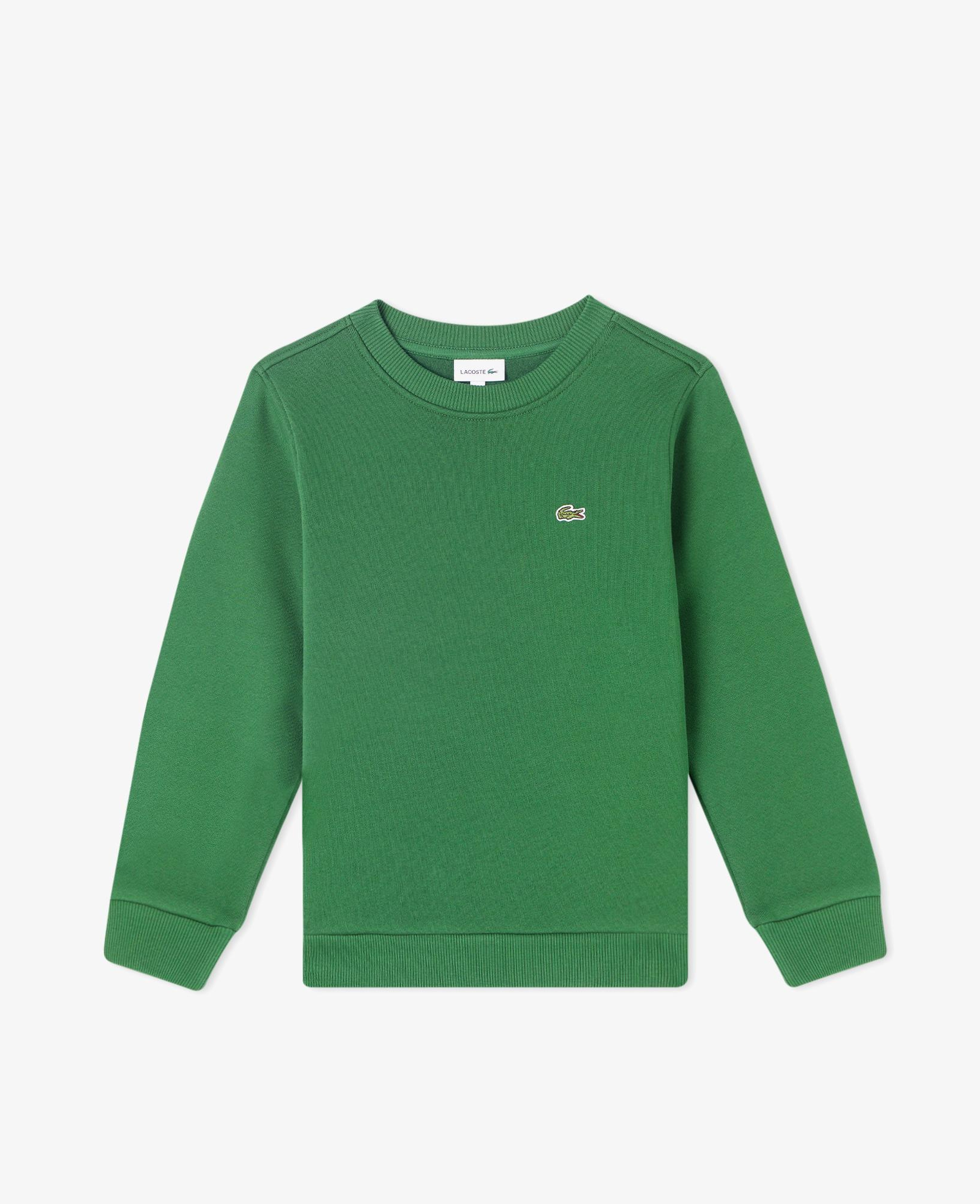 Lacoste Çocuk Bisiklet Yaka Yeşil Sweatshirt