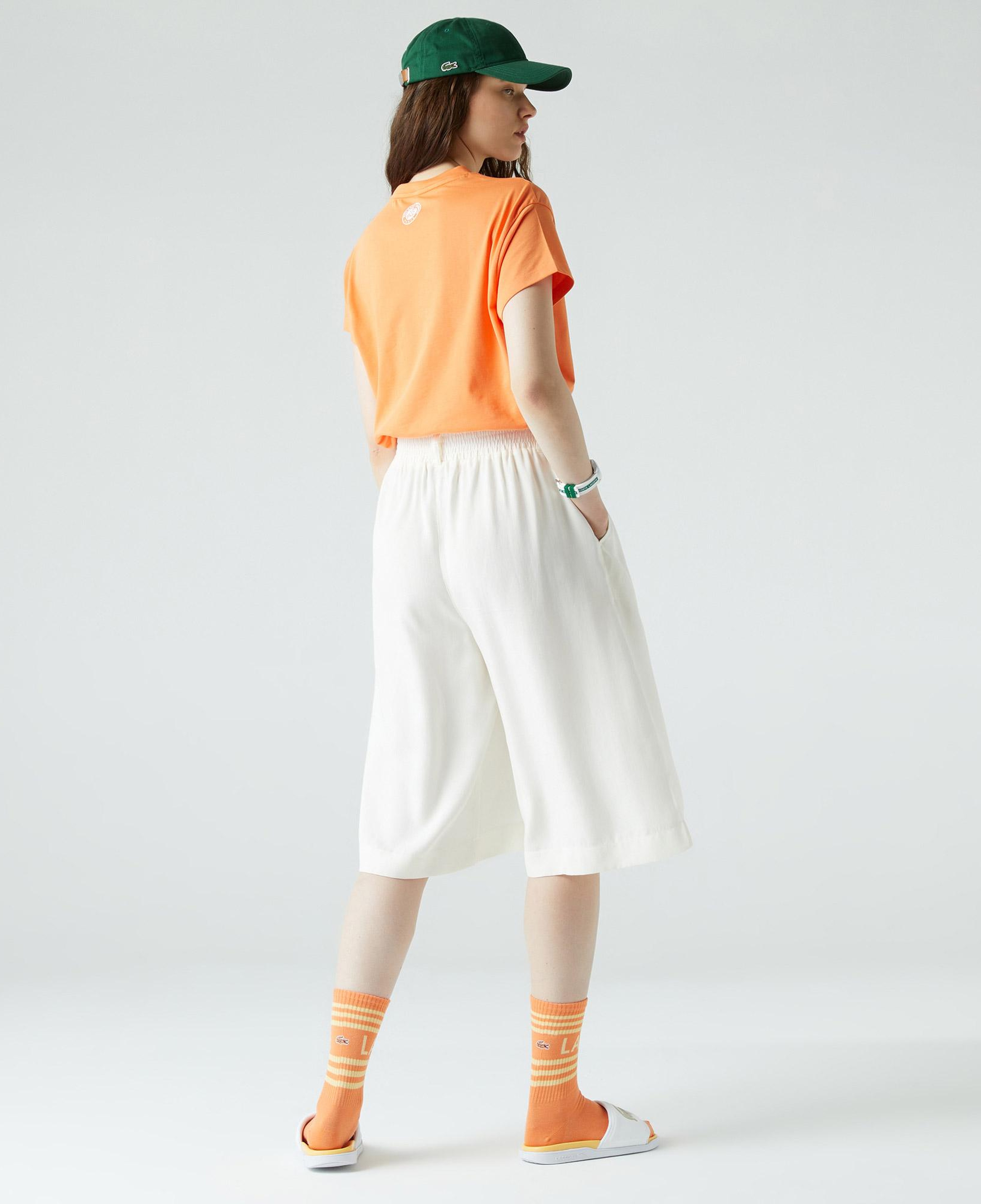 Kadın Relaxed Fit Beyaz Bermuda